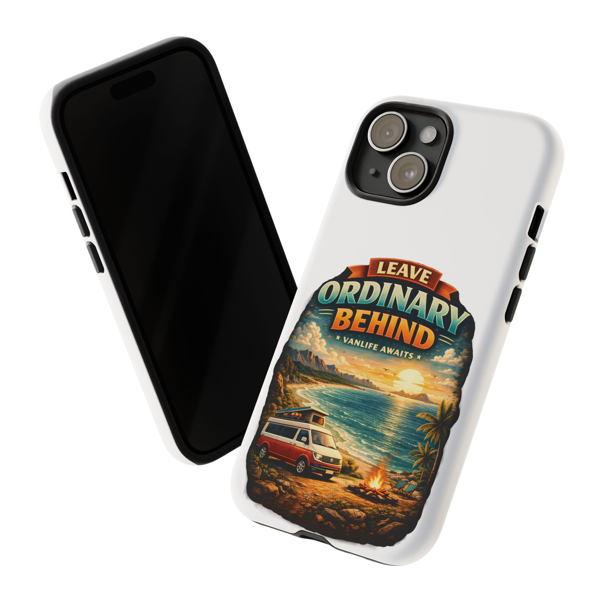 15738905787817266201_2048.jpeg Phone Case — "Leave Ordinary Behind" (Design Scenic-Line)