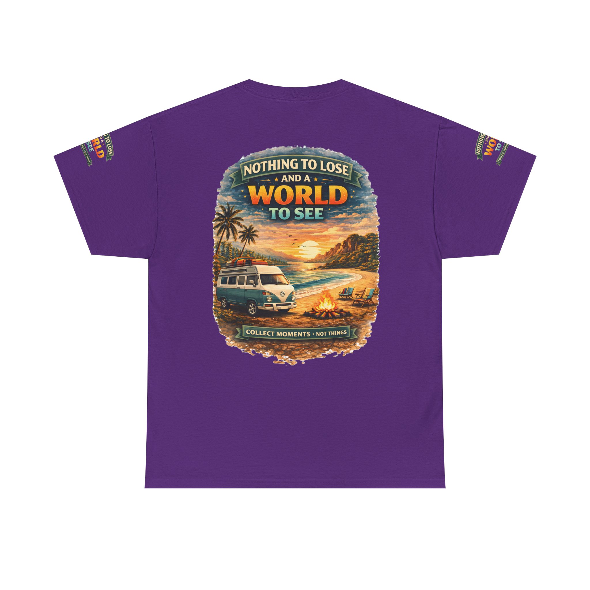 15740358079400559324_2048.jpeg Unisex Heavy Cotton Tee — "Nothing To Lose " Design Scenic-Line