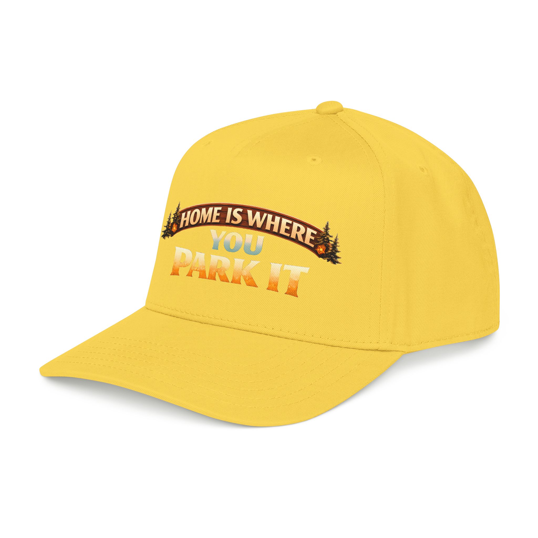Baseball Cap - "Home Is Where You Park It" Design Scenic-Line