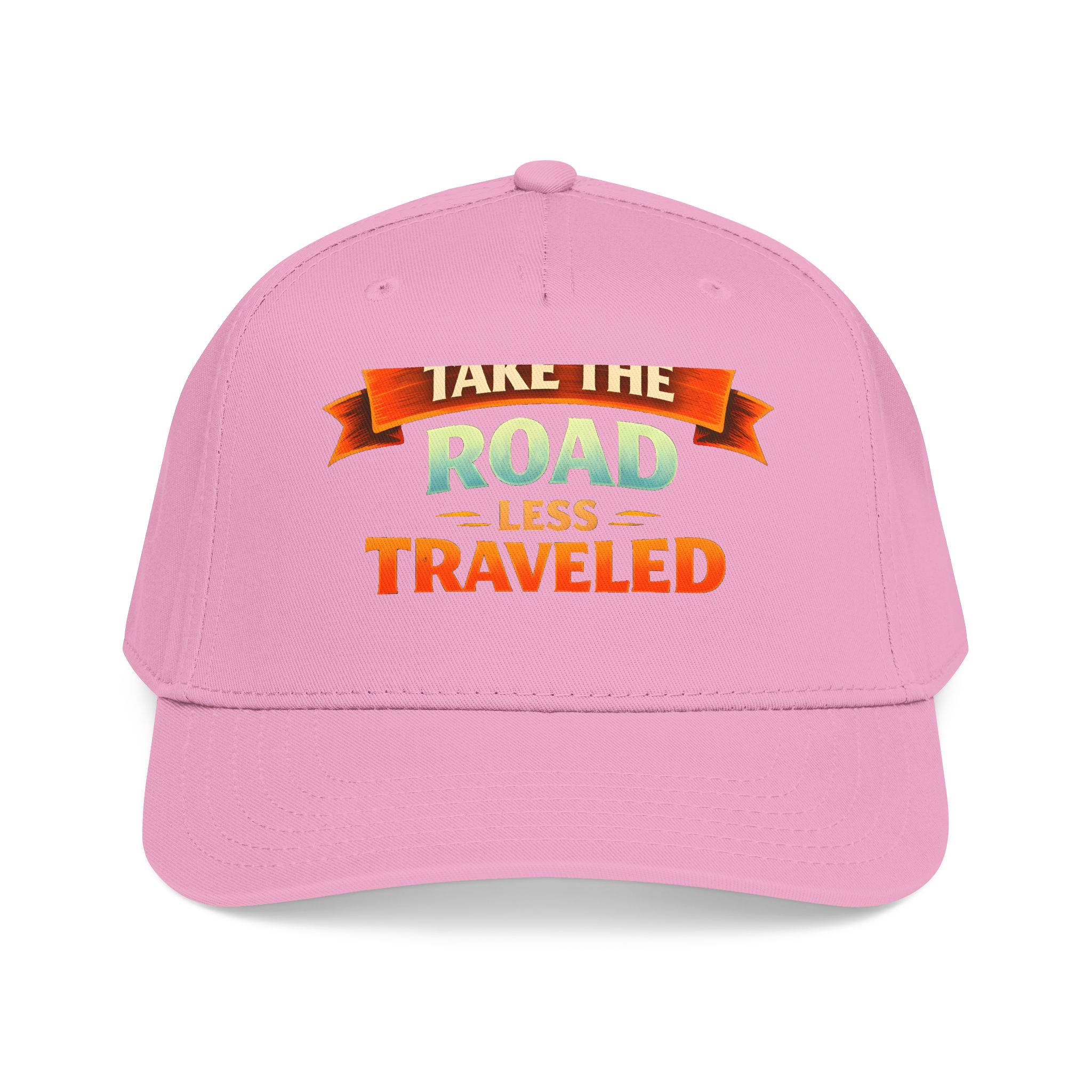 Baseball Cap - "Take The Road Less Traveled" Design Scenic-Line