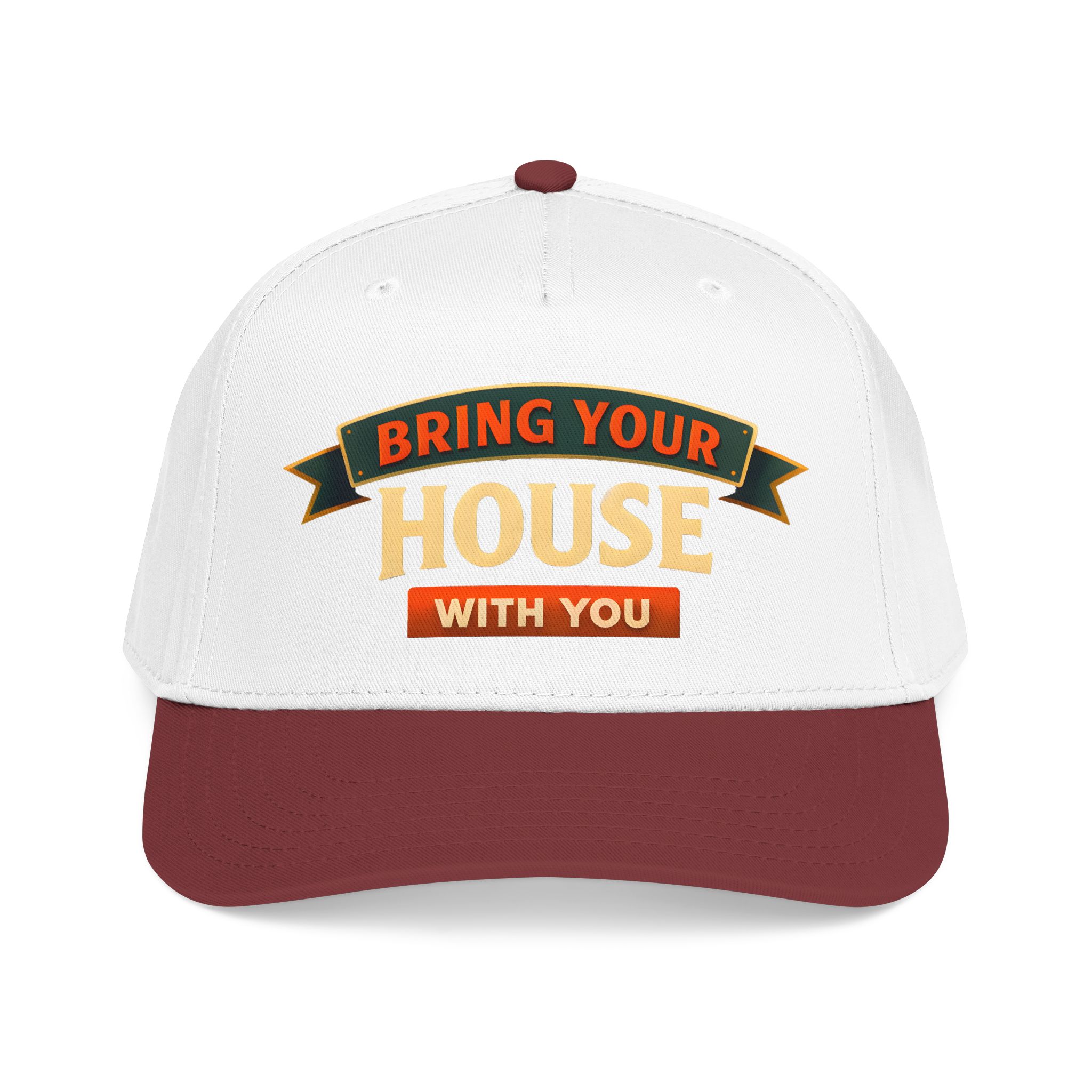 Baseball Cap - "Bring Your House With You" Design Scenic-Line