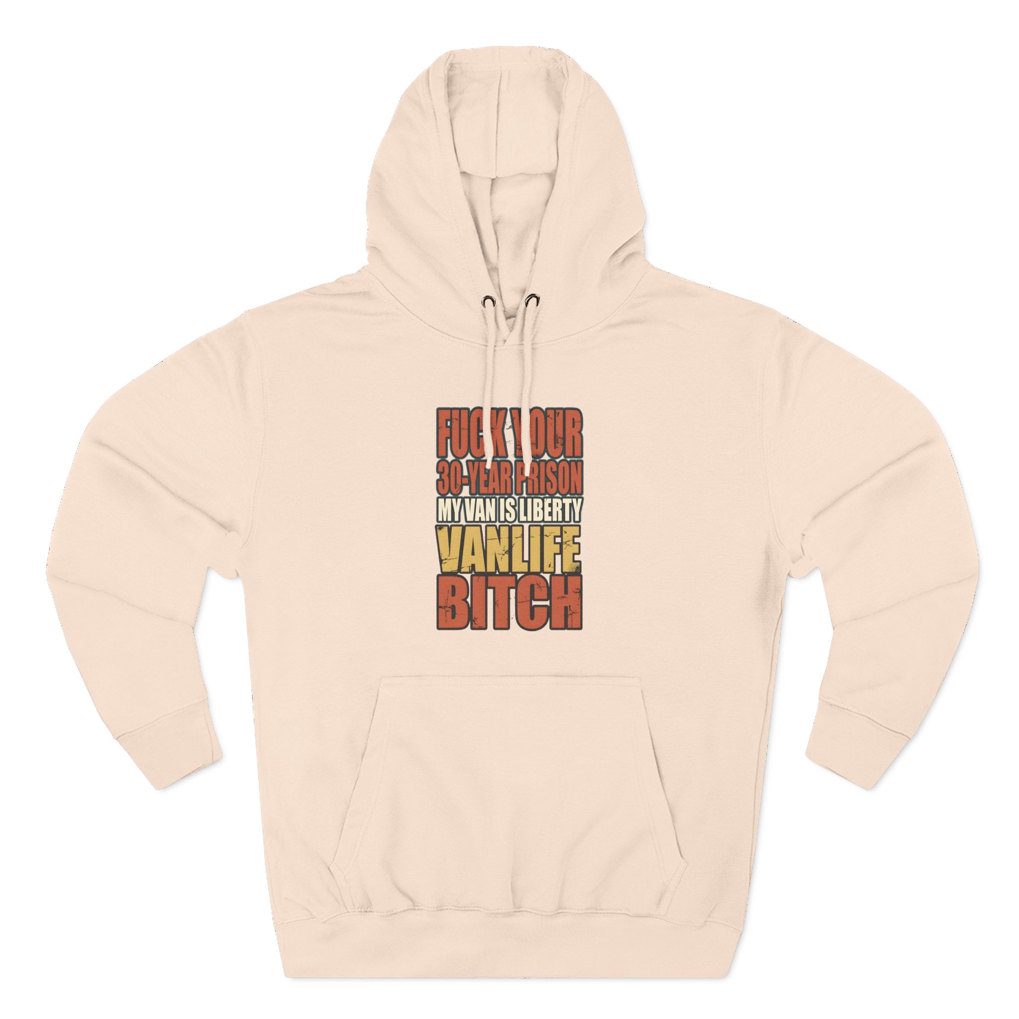 Three-Panel Fleece Hoodie - "Fuck Your 30 Year" Design F**K-Line