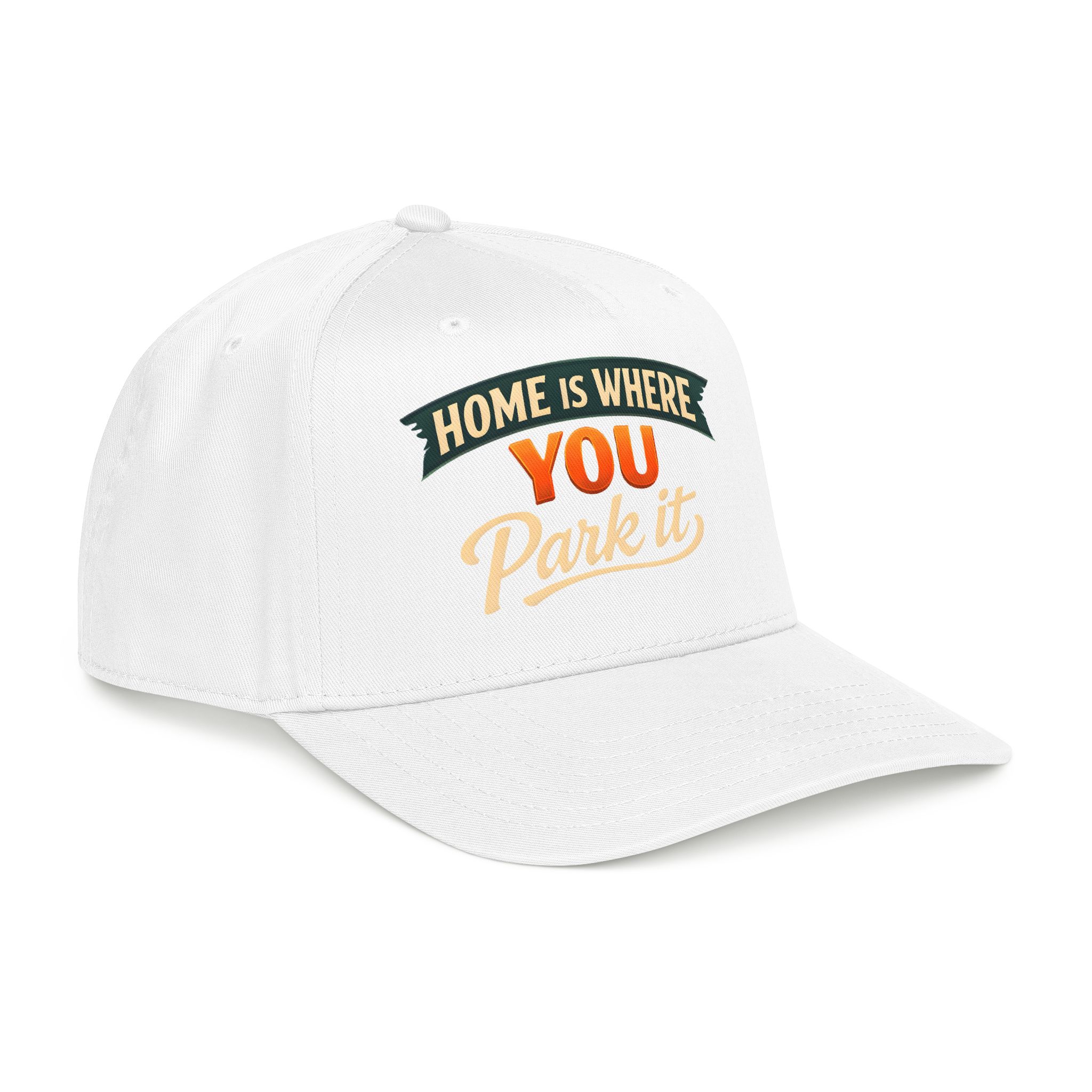 Baseball Cap - "Home Is where You Park It" Design Scenic-Line