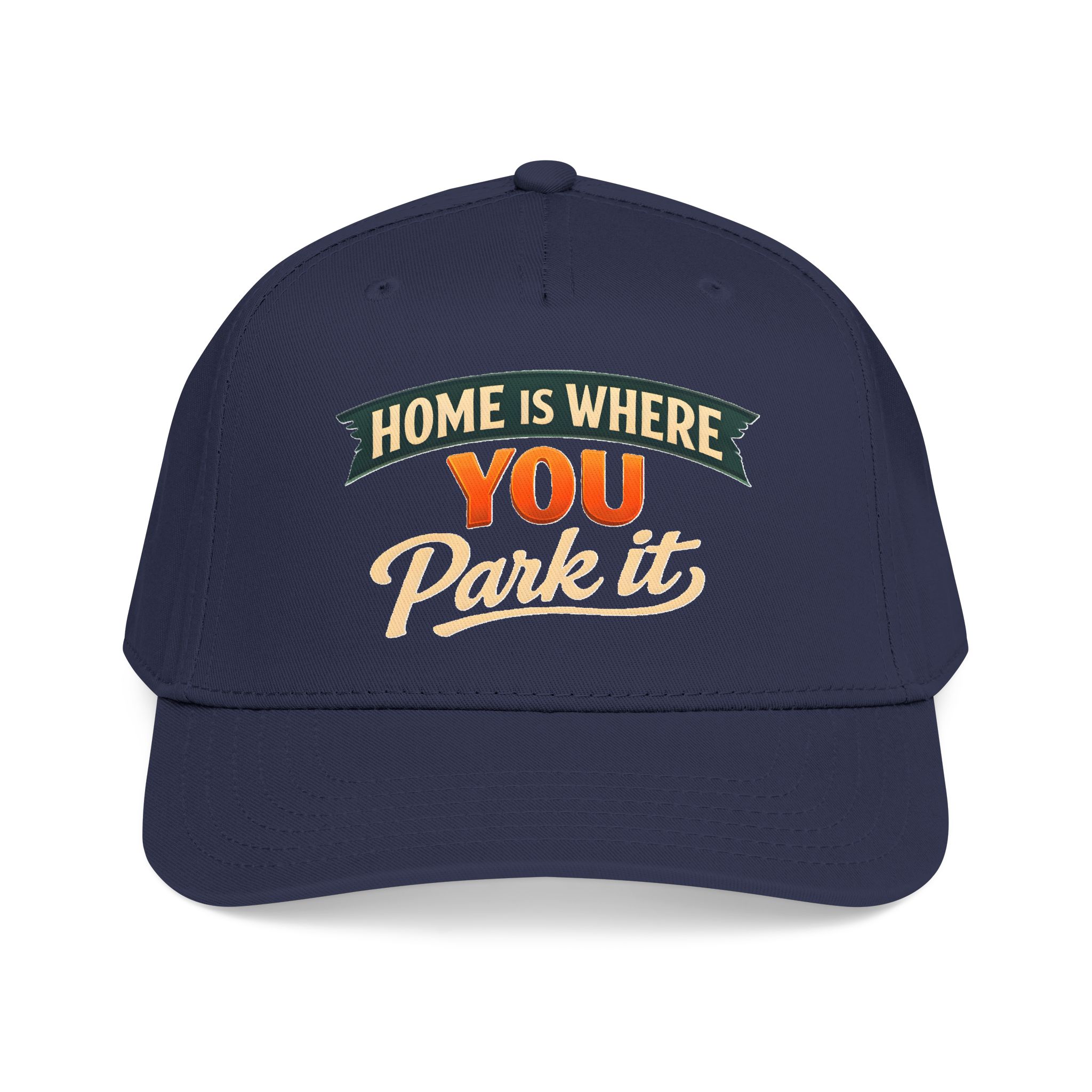 Baseball Cap - "Home Is where You Park It" Design Scenic-Line