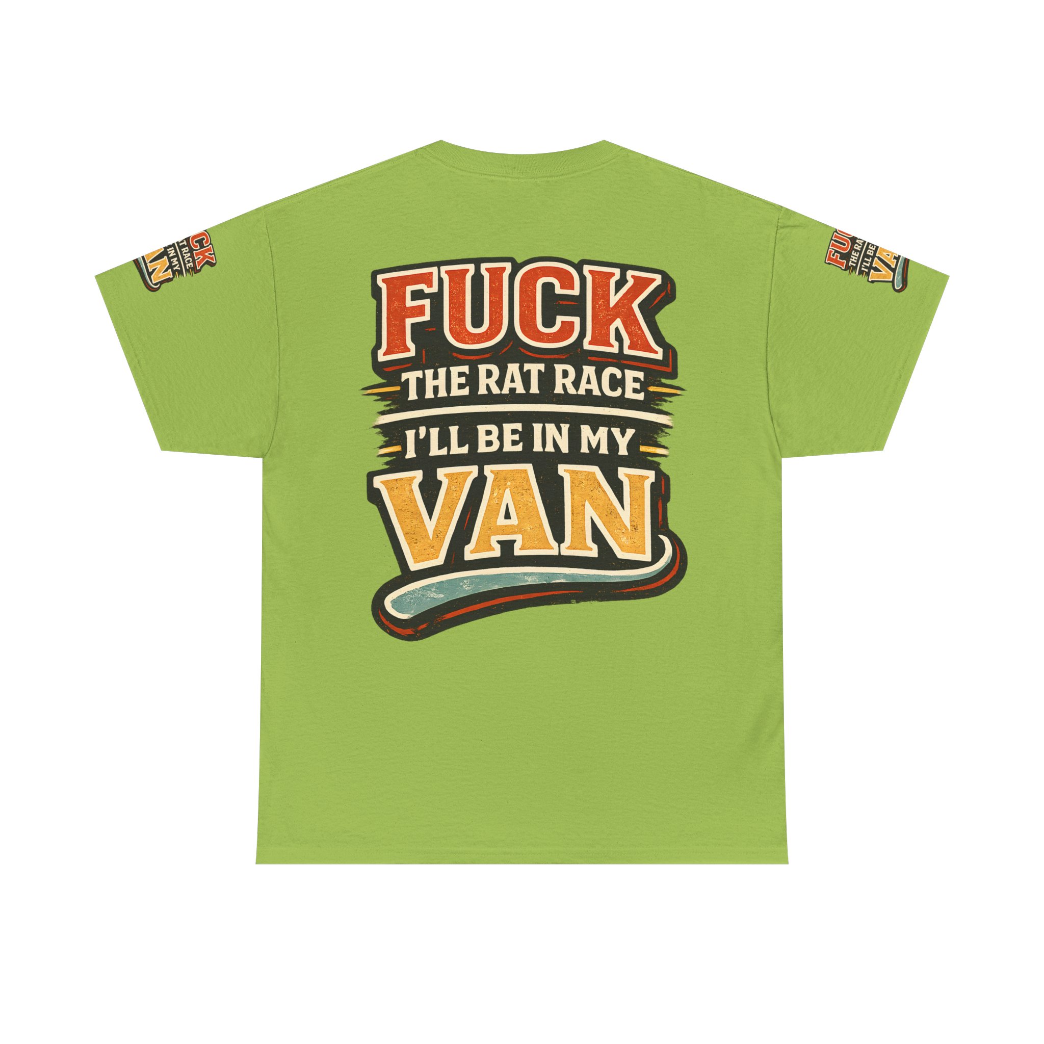 15773333314056091425_2048.jpeg Unisex Heavy Cotton Tee — "Fuck The Rat Race" Design F**K-Line