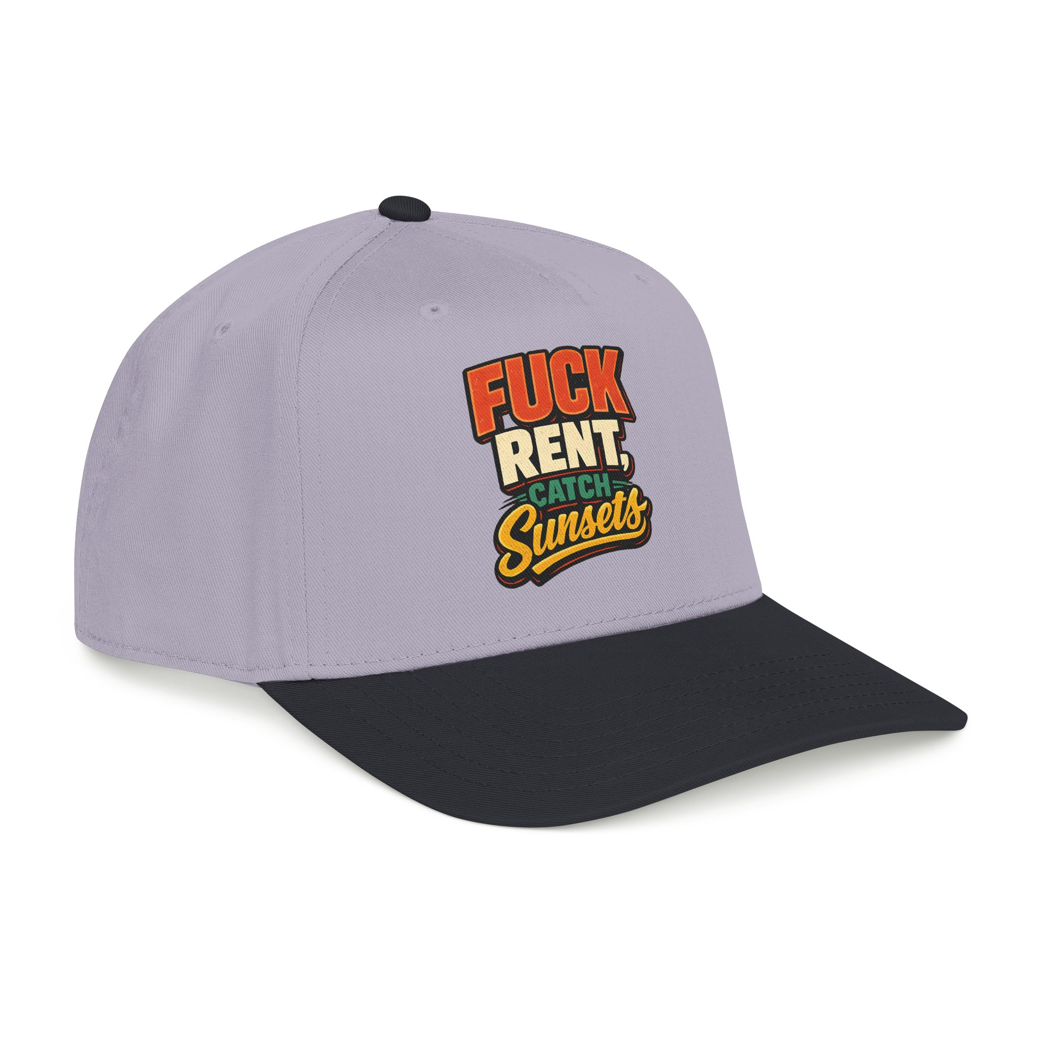 Baseball Cap - "Fuck Rent Catch Sunsets" Design F**K-Line