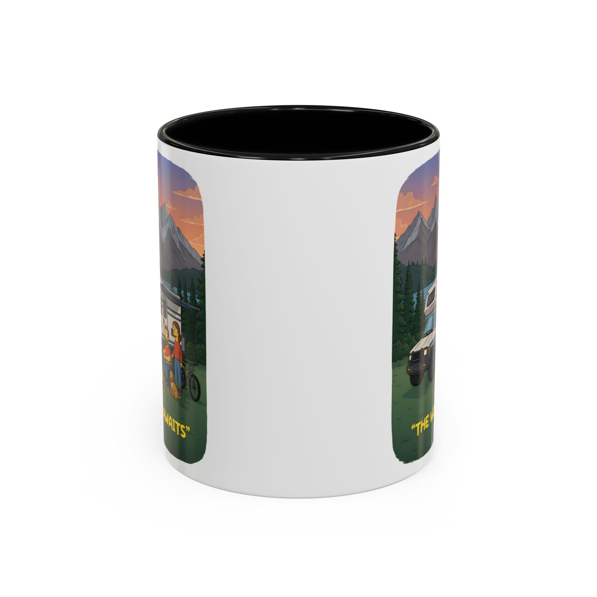 15782060616184836583_2048.jpeg Accent Coffee Mug (11, 15oz) — "The World Awaits" Design Sitcom-Line