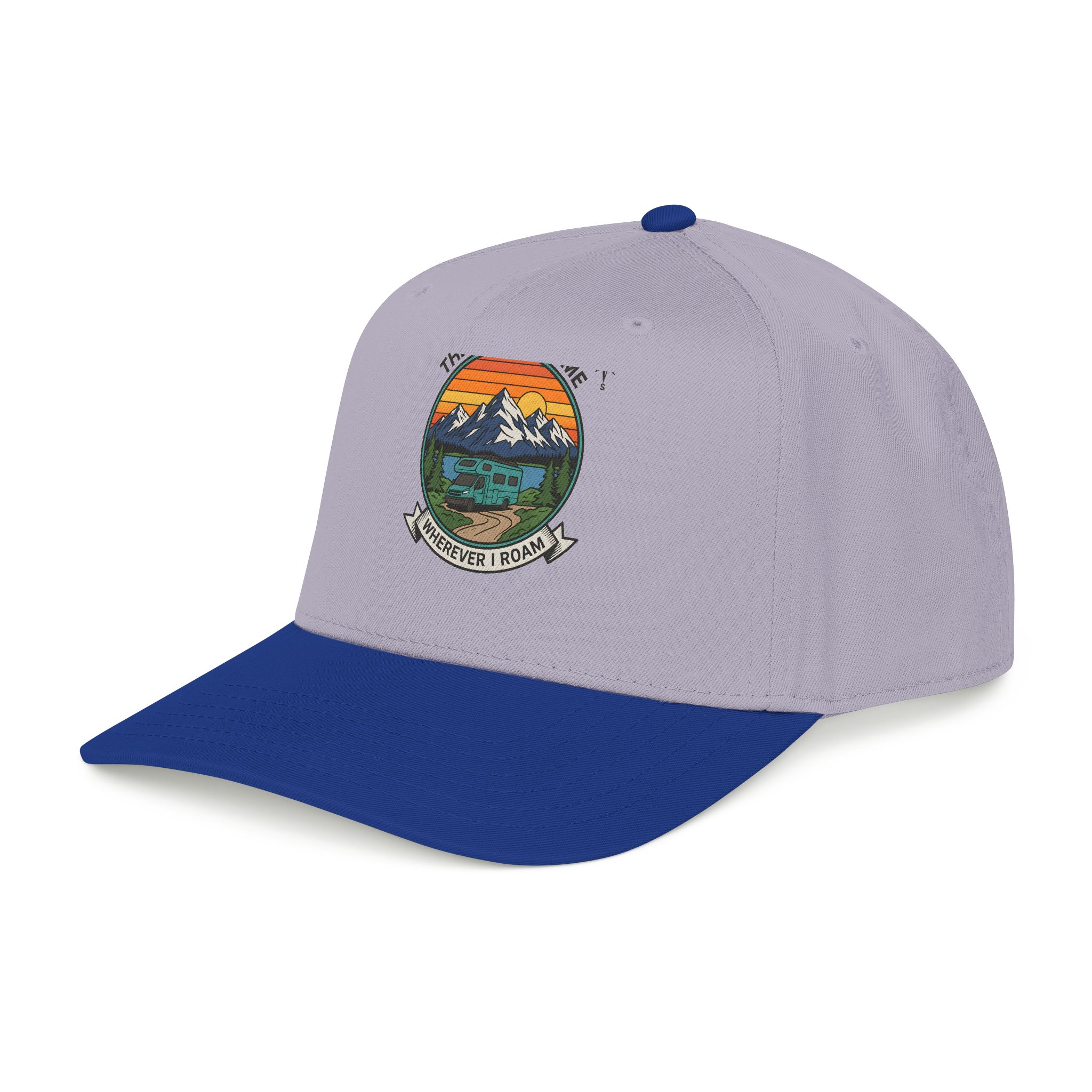 Baseball Cap — "The Road Is Home, Wherever I Roam"