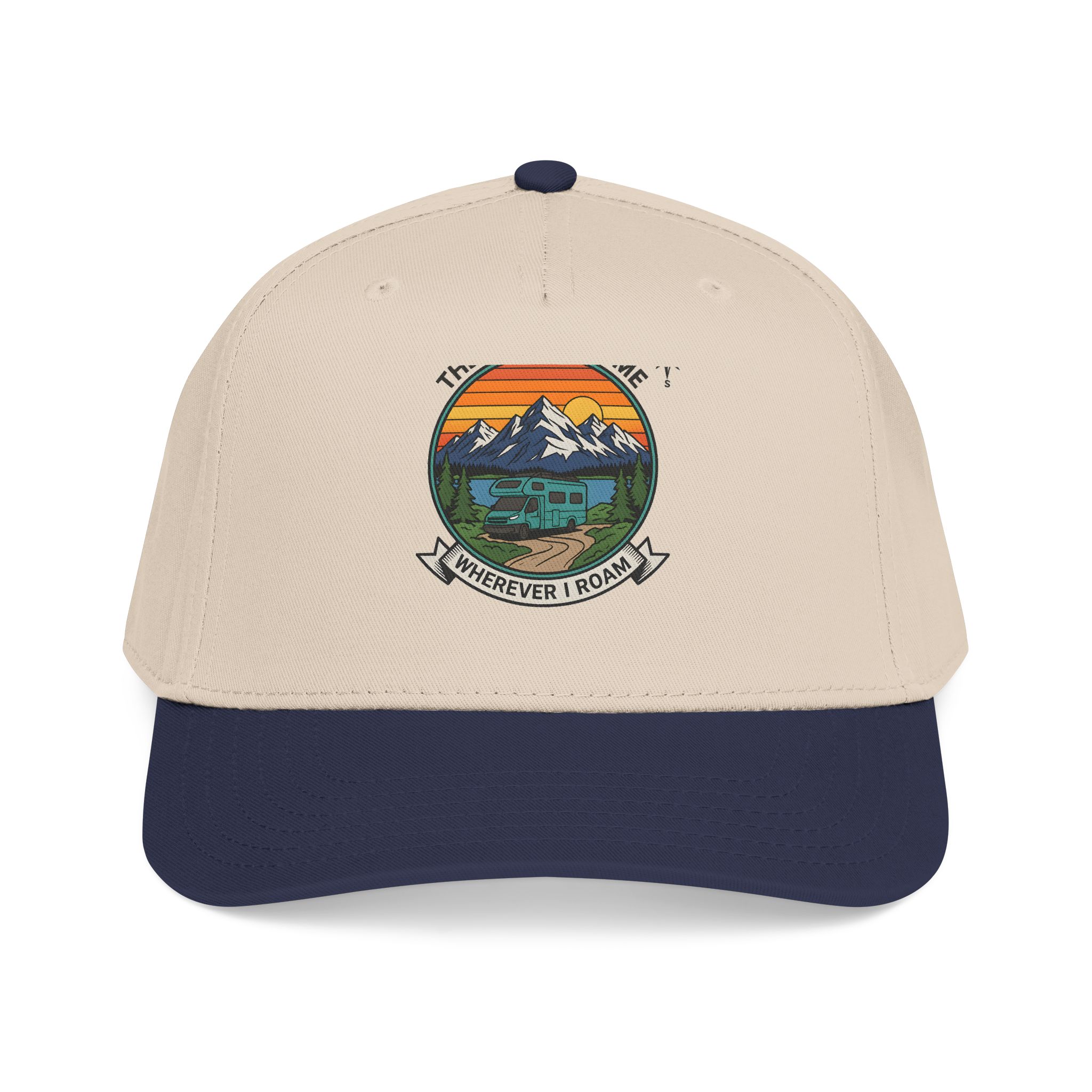 Baseball Cap — "The Road Is Home, Wherever I Roam"