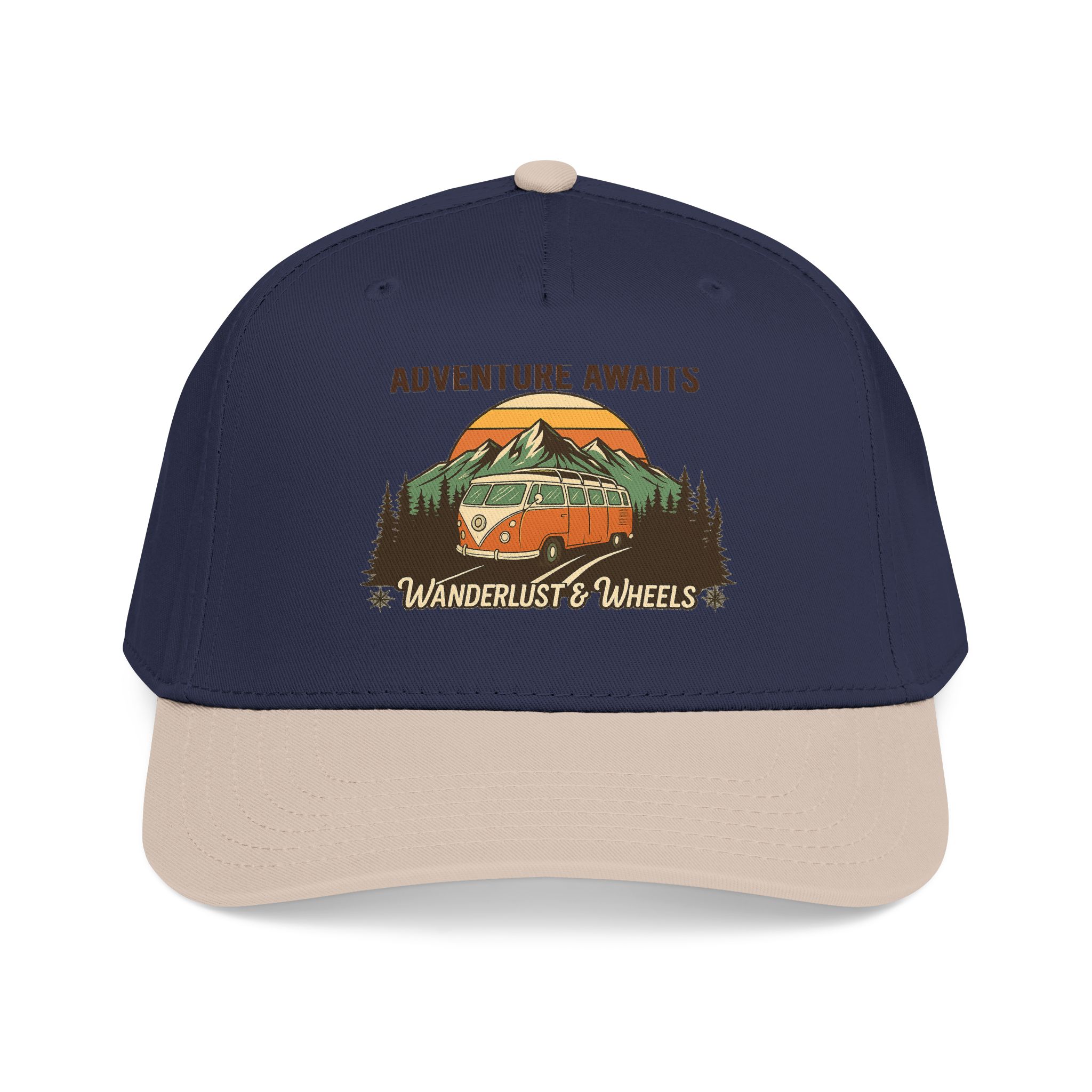 Baseball Cap - "Home Is Where You Adventure Awaits" Mid Profile Baseball Cap