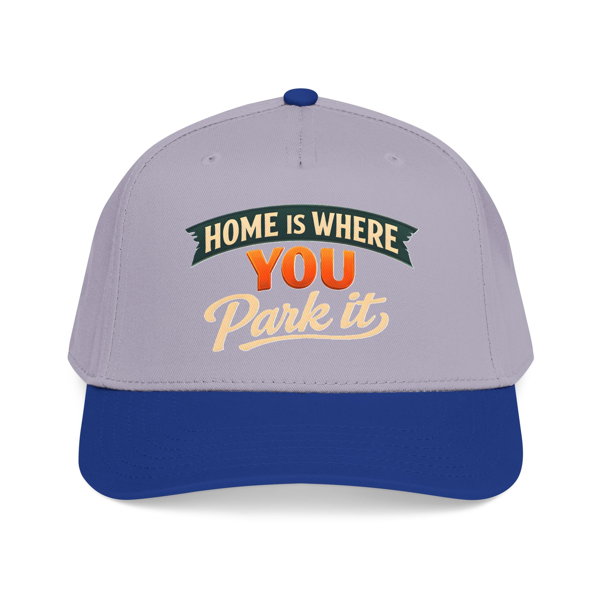 Baseball Cap - "Home Is where You Park It" Design Scenic-Line