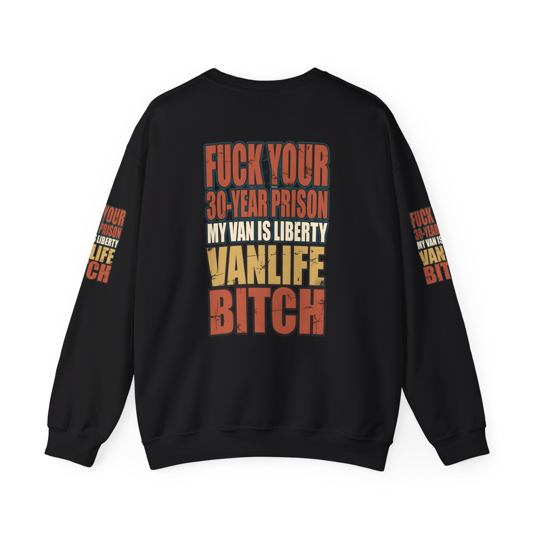 Unisex Heavy Blend™ Crewneck Sweatshirt — "Fuck Your 30 Year" Design F**K-Line