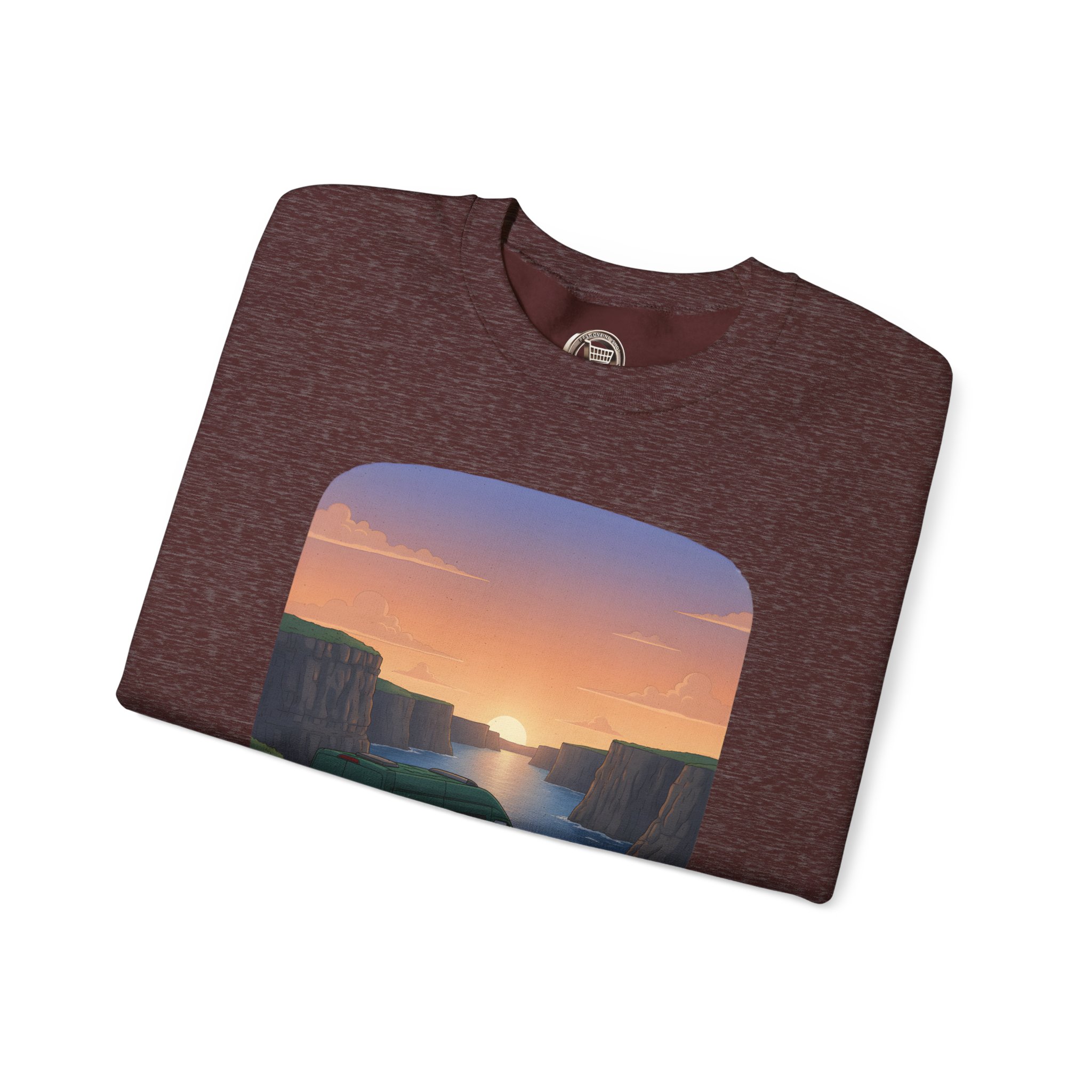 15852051853870916732_2048.jpeg Unisex Heavy Blend™ Crewneck Sweatshirt — "Ocean Views-Adventures Awaits" Design Sitcom-Line