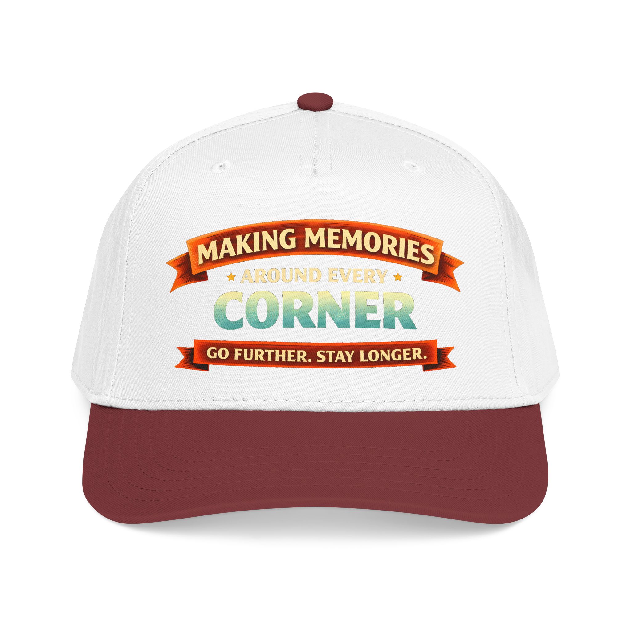 Baseball Cap - "Making Memories Around Every Corner" Design Scenic-Line