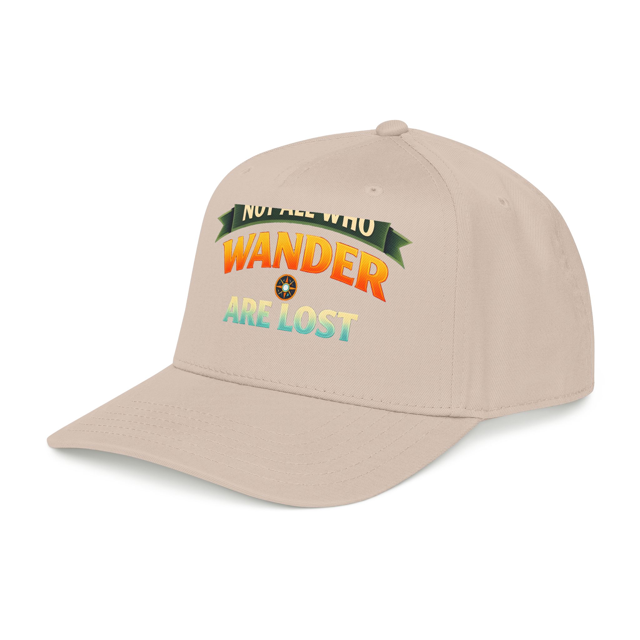 Baseball Cap - "Not All Who Wander Are Lost" Design Scenic-Line