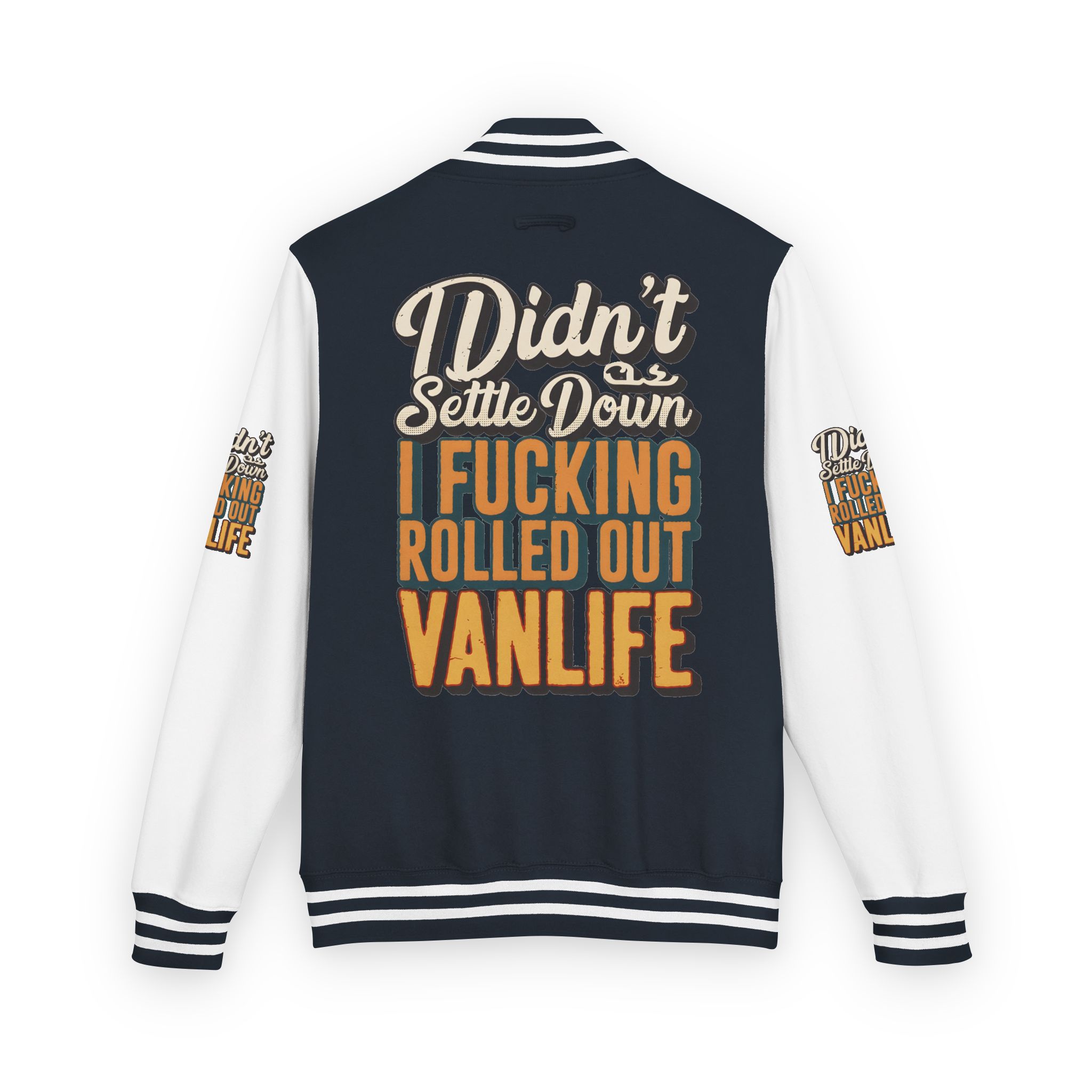 15905768002510042366_2048-1.jpeg Unisex Heavyweight Letterman Jacket — "Dind´t Settle Down" Design F**K-Line