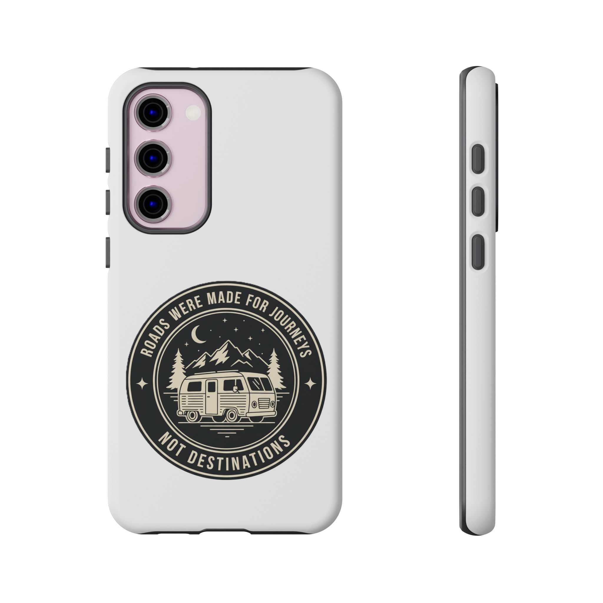 Phone Case — "ROAD WHERE MADE FOR JOURNEYS-NOT DESTINATIONS" Camper Van Design