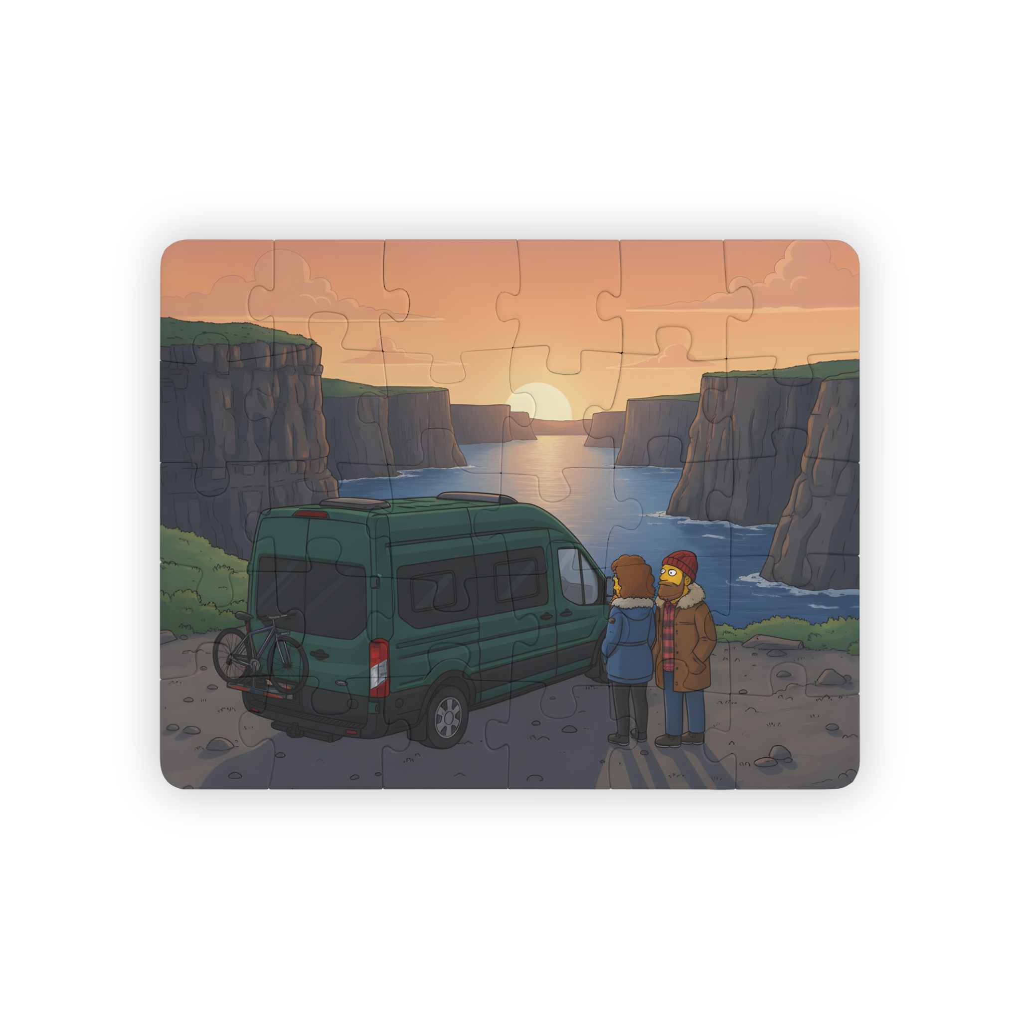 15911607478335928000_2048.jpeg Kids' 30‑Piece Camping Puzzle — Sunset Van Adventure