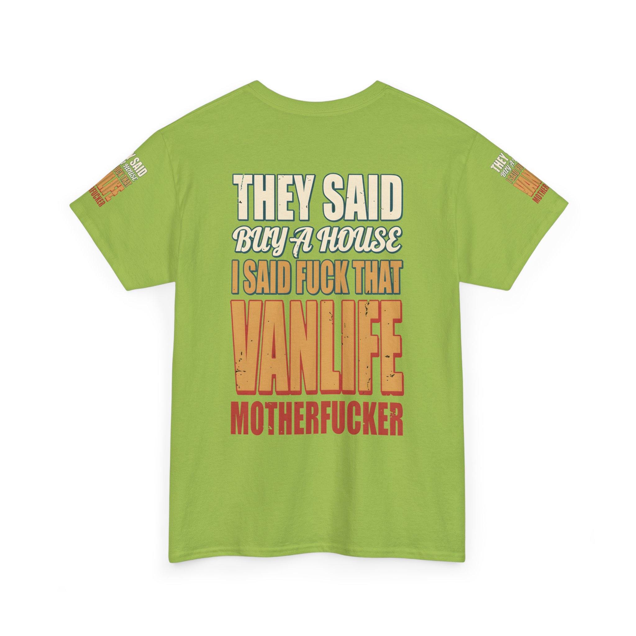 15913404010004282278_2048.jpeg Unisex Heavy Cotton Tee — "They Said Buy A House" Design F**K-Line
