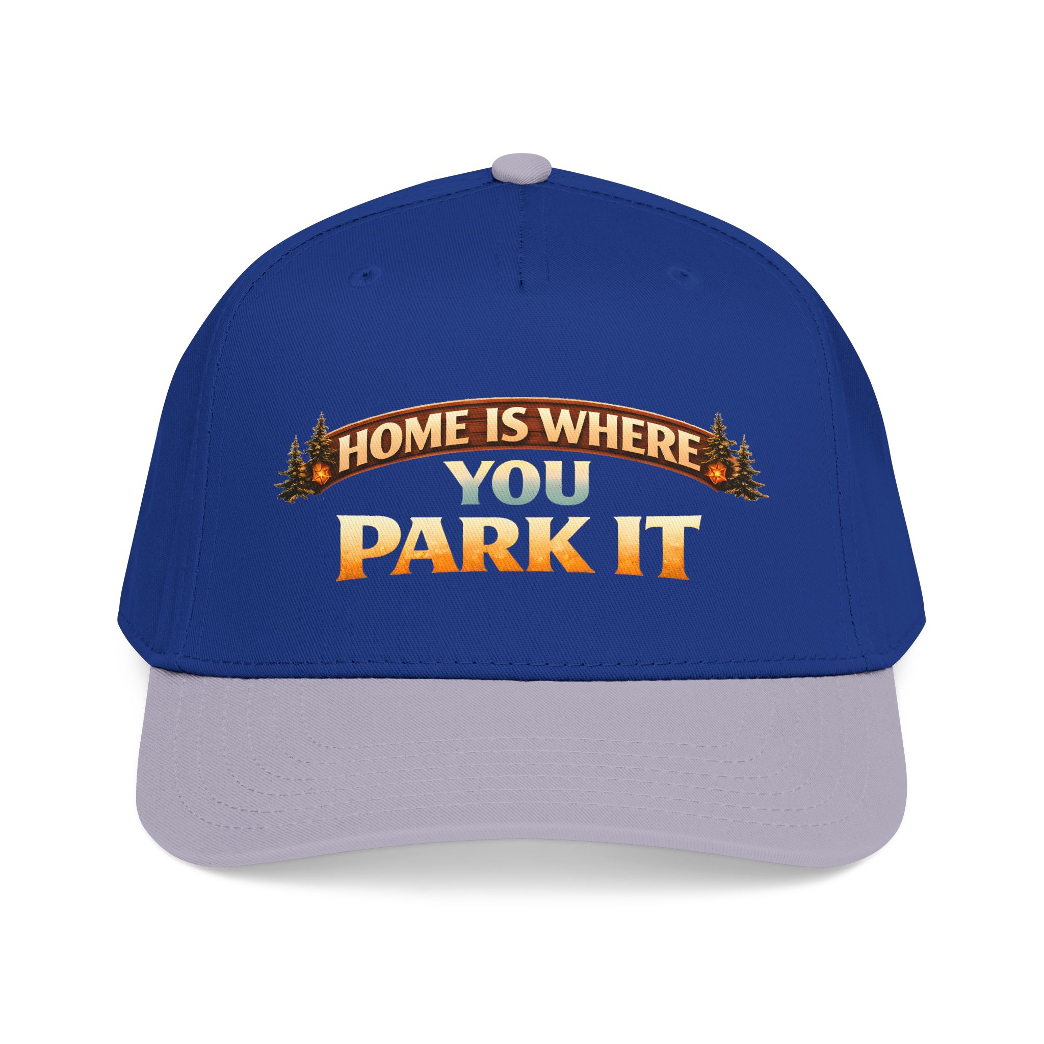 Baseball Cap - "Home Is Where You Park It" Design Scenic-Line