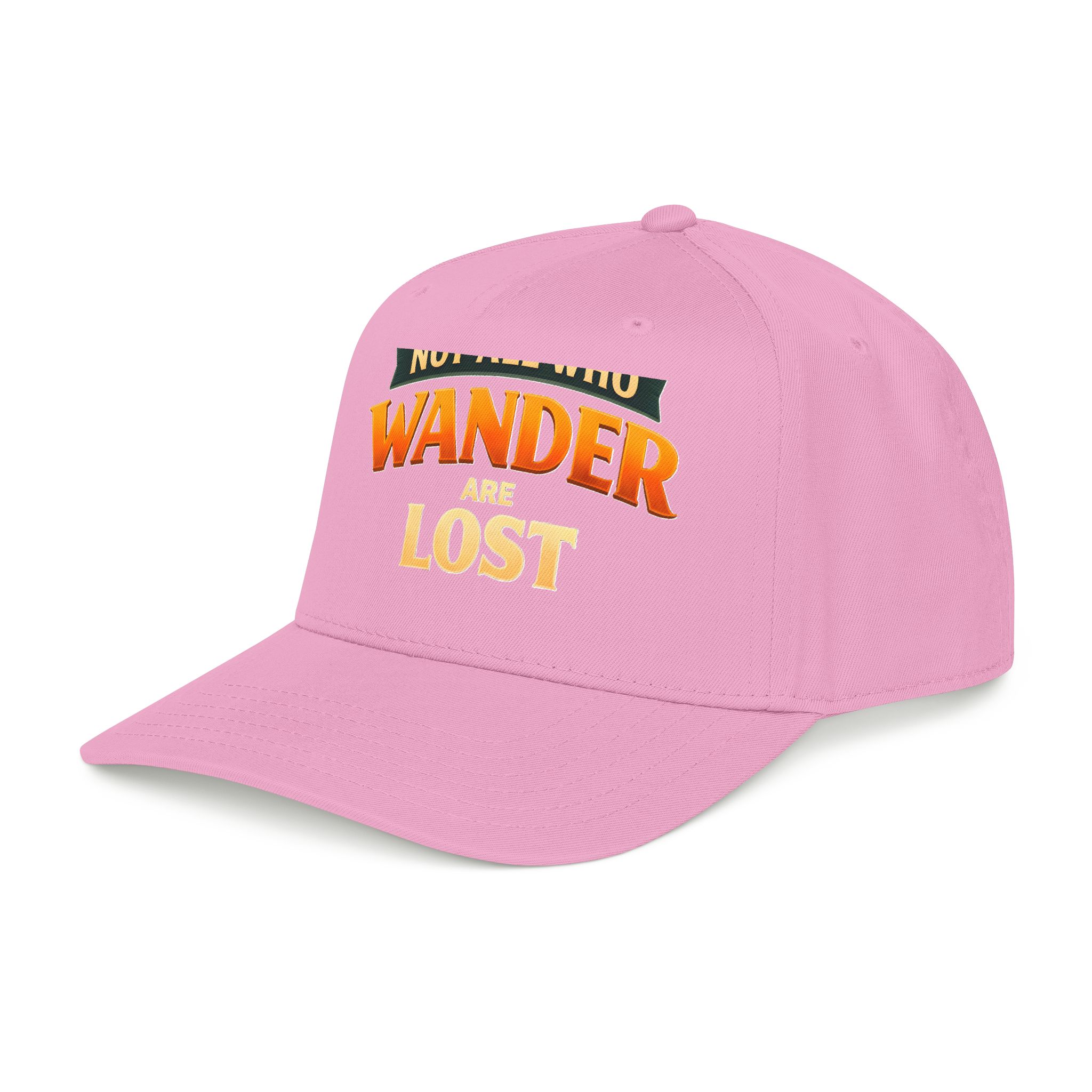 Baseball Cap - "Not All Who Wander Are Lost" Design Scenic-Line