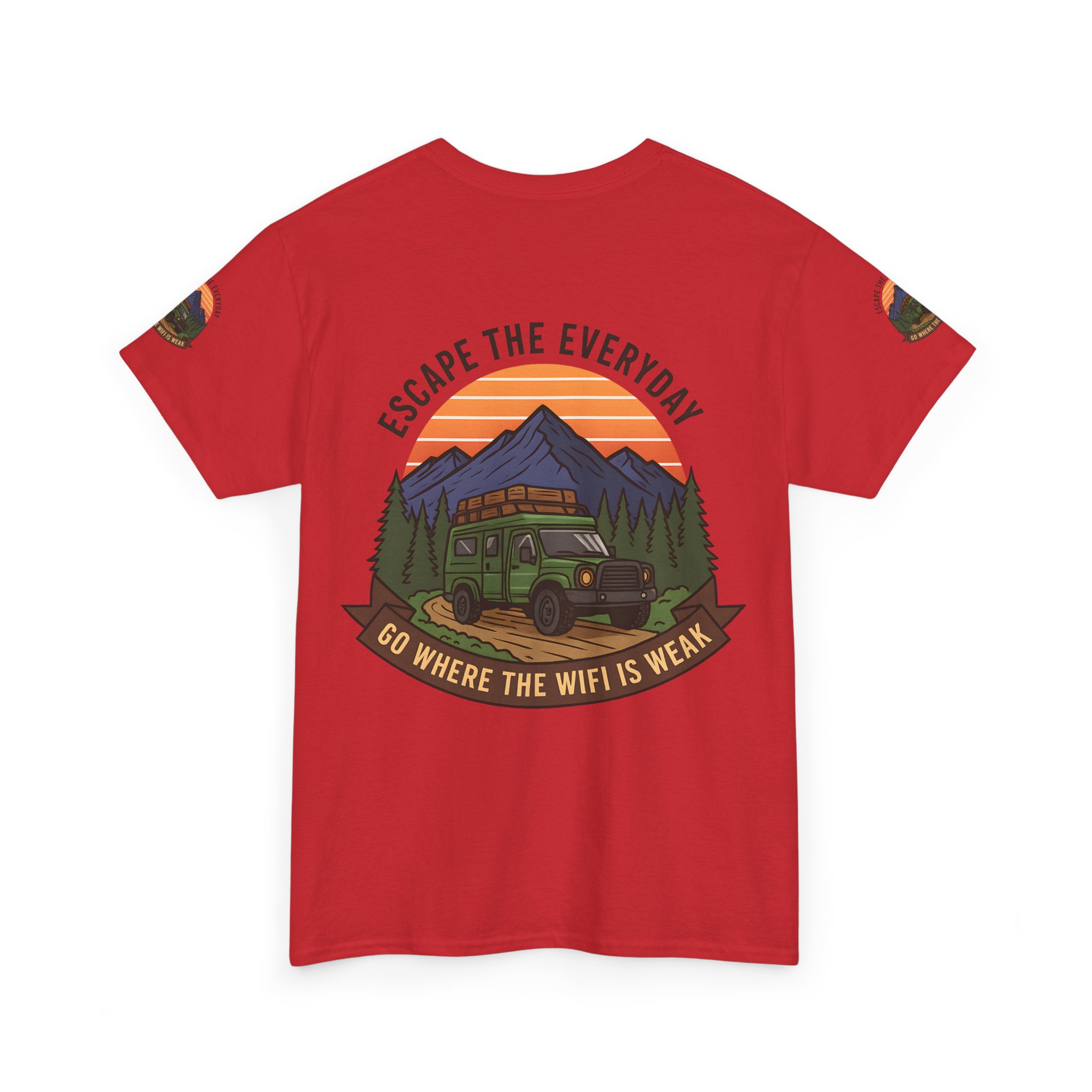 15968566332478627172_2048.jpeg Unisex Heavy Cotton Tee — "Go Where the WiFi Is Weak" Adventure Shirt
