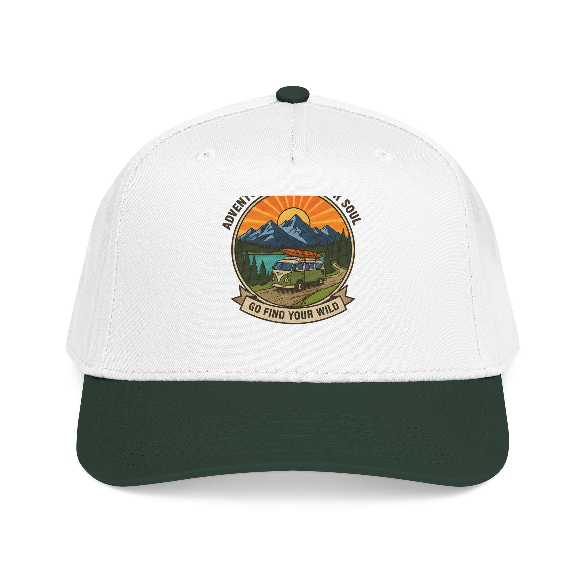 Baseball Cap — "Go Find Your Wild" Outdoor Patch