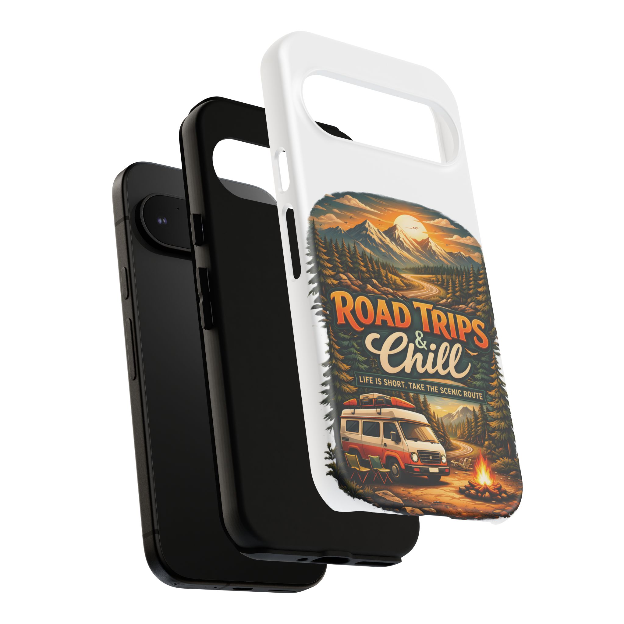 Phone Case — "Road Trips and Chill" (Design Scenic-Line)
