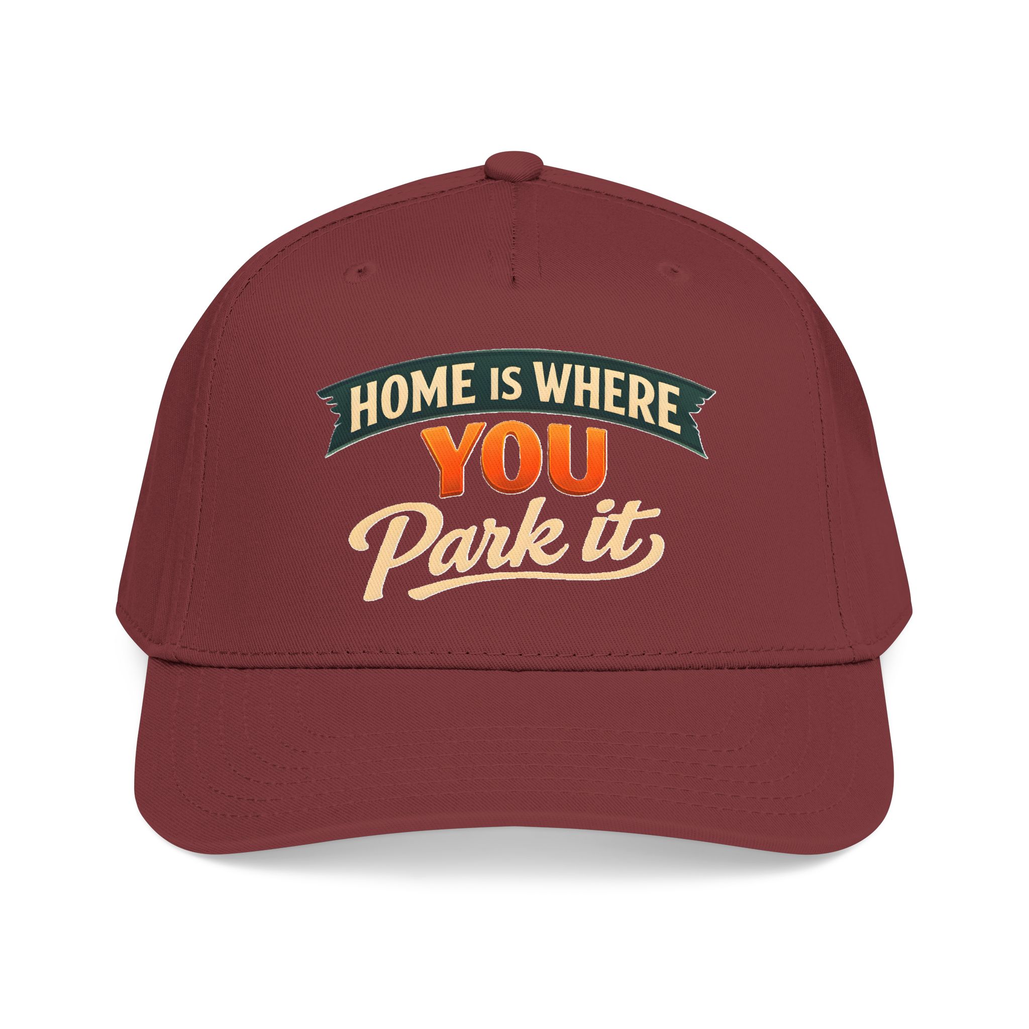 Baseball Cap - "Home Is where You Park It" Design Scenic-Line