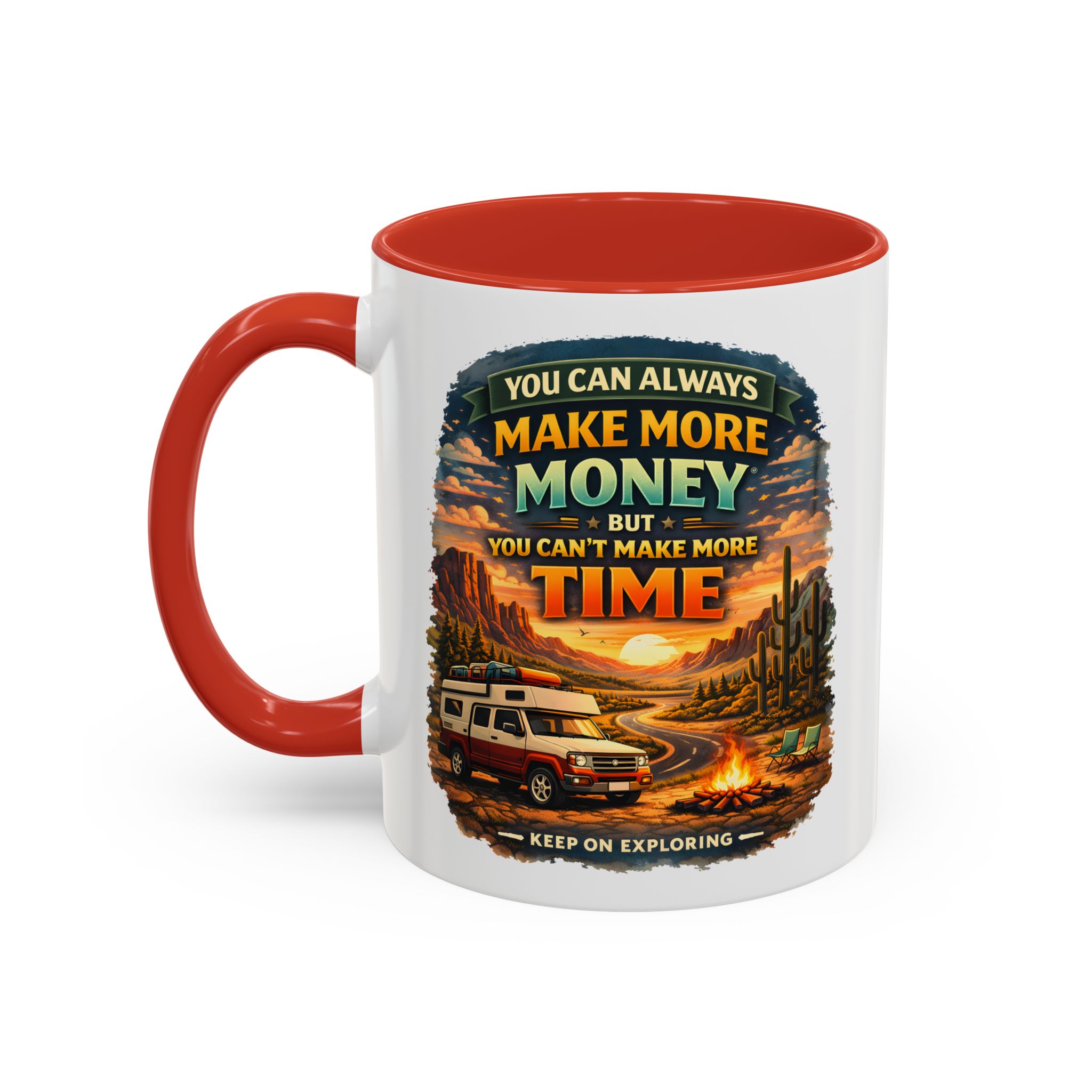 16023635758248357909_2048.jpeg Accent Coffee Mug (11, 15oz) — "You Can Always Make More Money" Design Scenic-Line