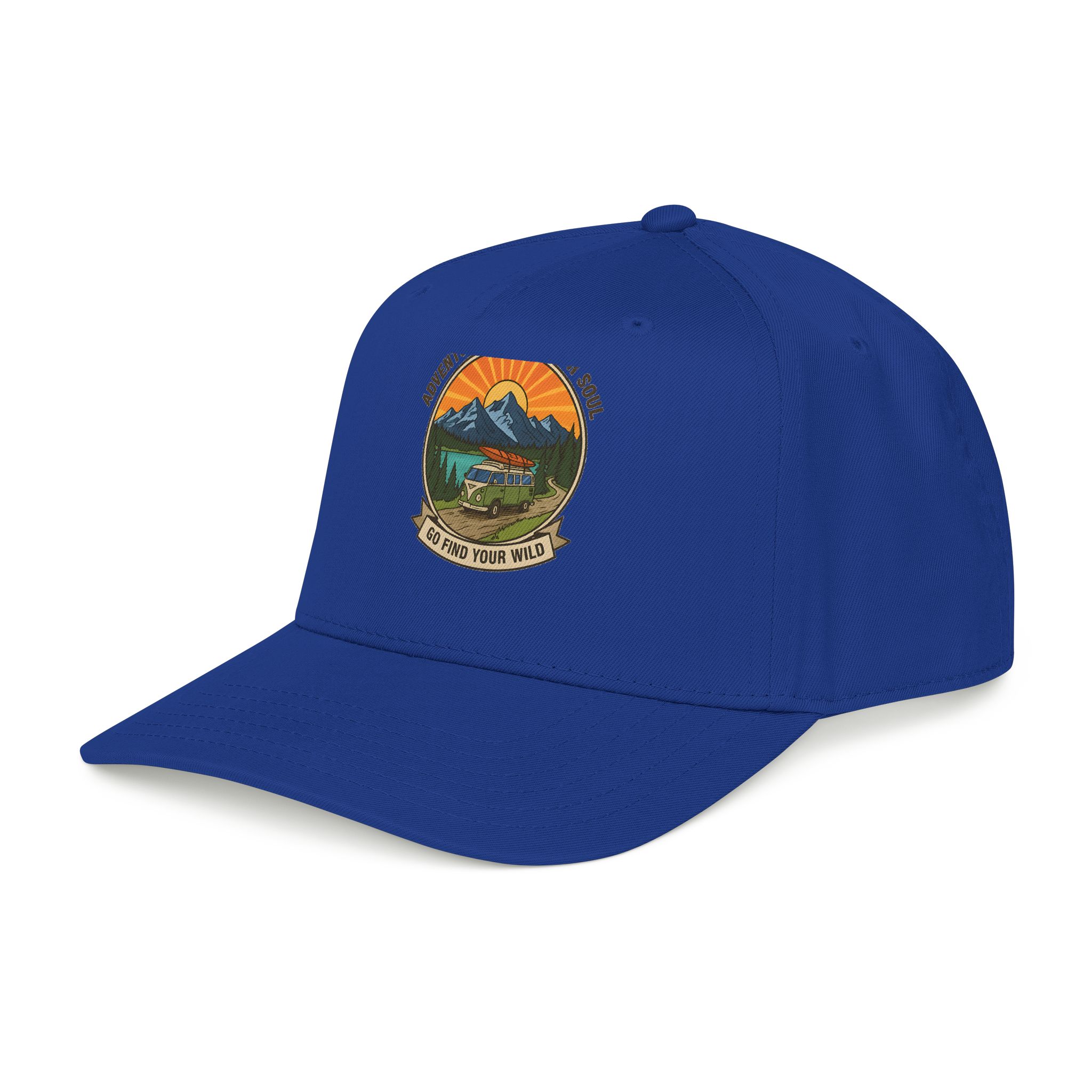 Baseball Cap — "Go Find Your Wild" Outdoor Patch