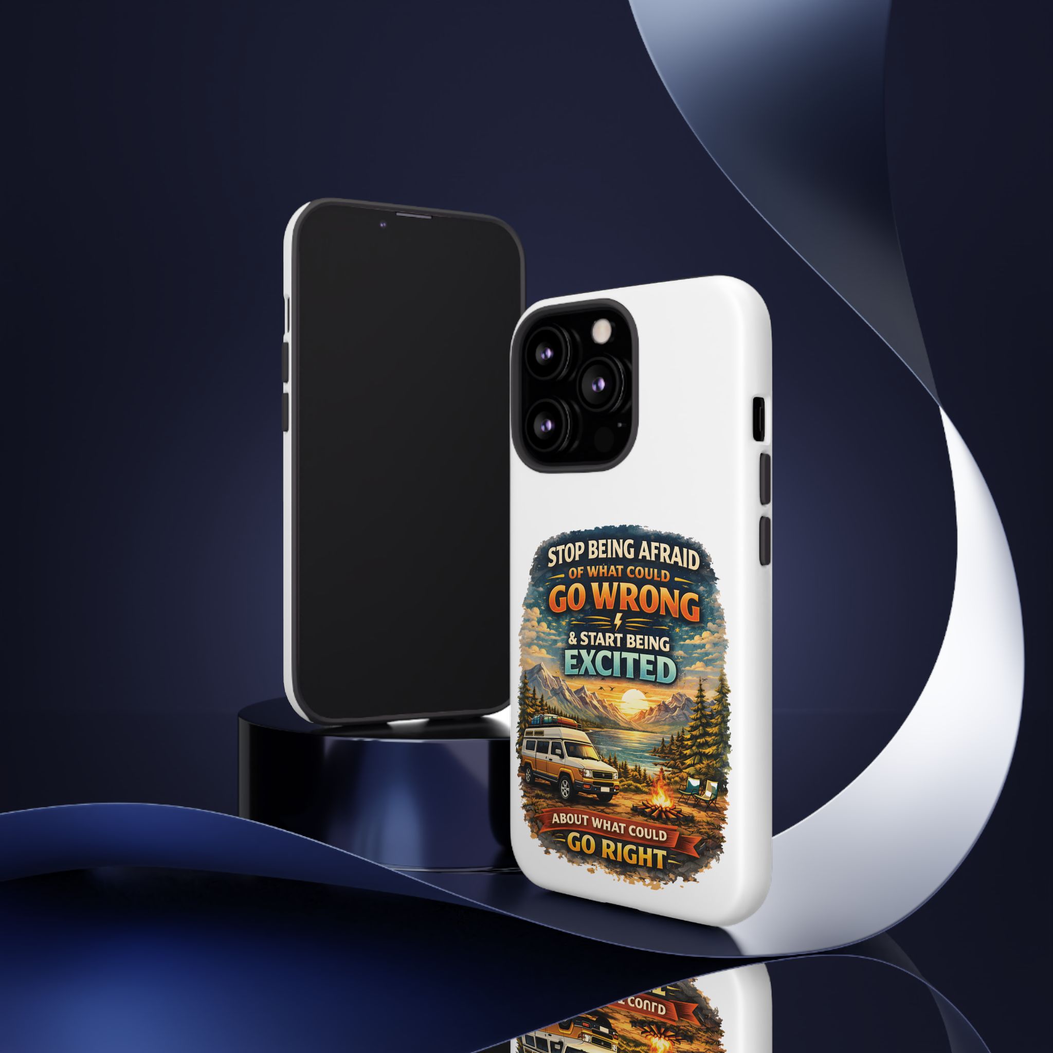Phone Case — "Stop Being Afraid" (Design Scenic-Line)