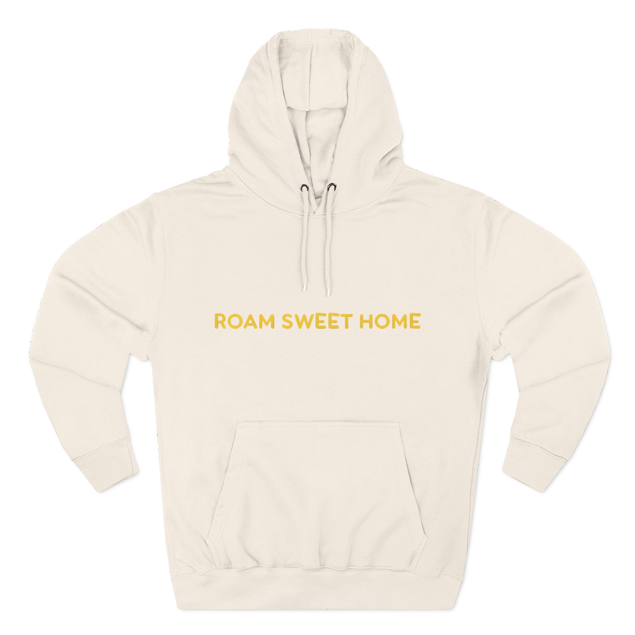 Three-Panel Fleece Hoodie - "Roam Sweet Home" Design Sitcom-Line