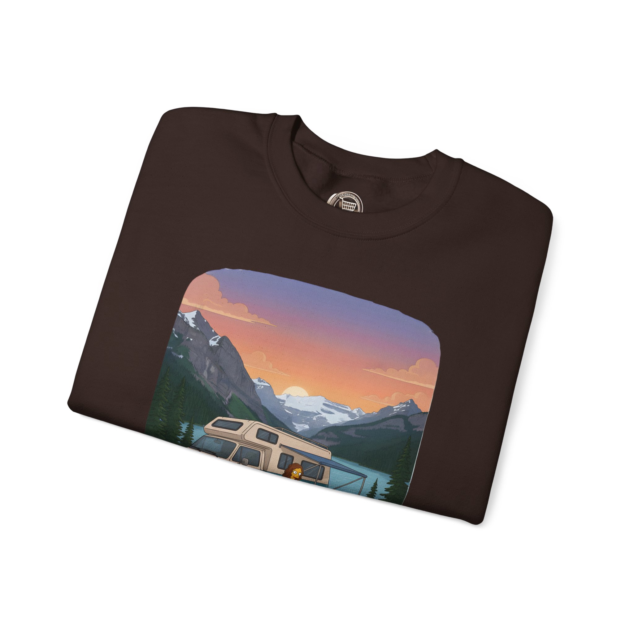 Unisex Heavy Blend™ Crewneck Sweatshirt — "Hit The Road-Find Your Soul" Design Sitcom-Line