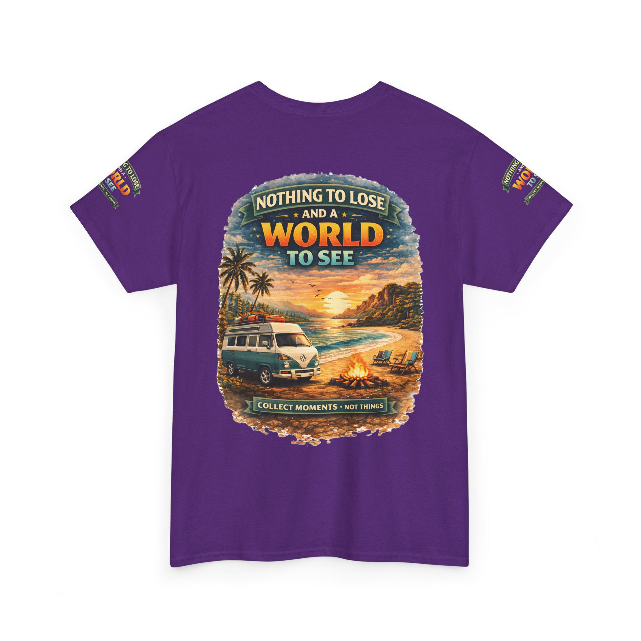 16141957657148701632_2048.jpeg Unisex Heavy Cotton Tee — "Nothing To Lose " Design Scenic-Line