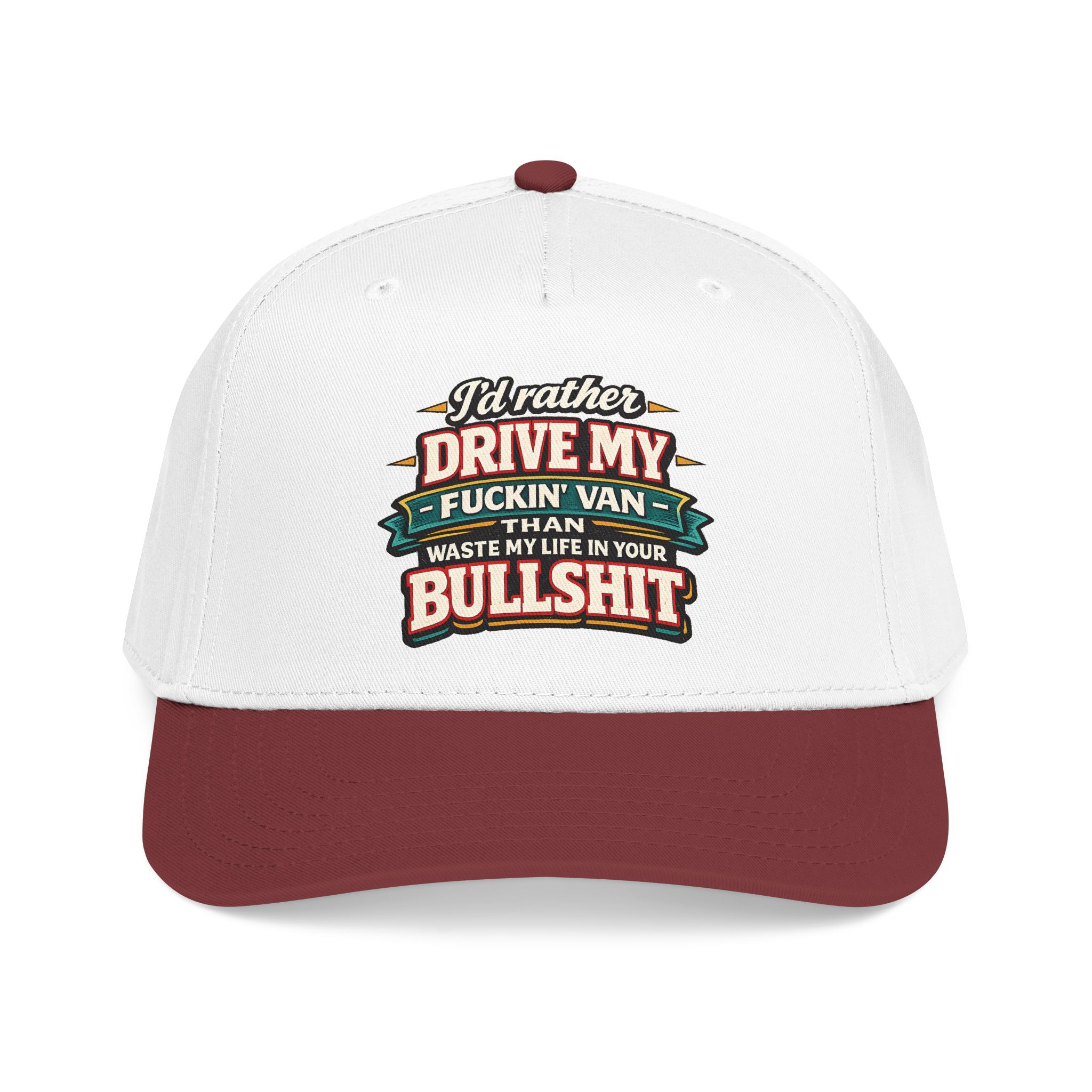 Baseball Cap - "I´d Rather Drive My Fucking Van" Design F**K-Line