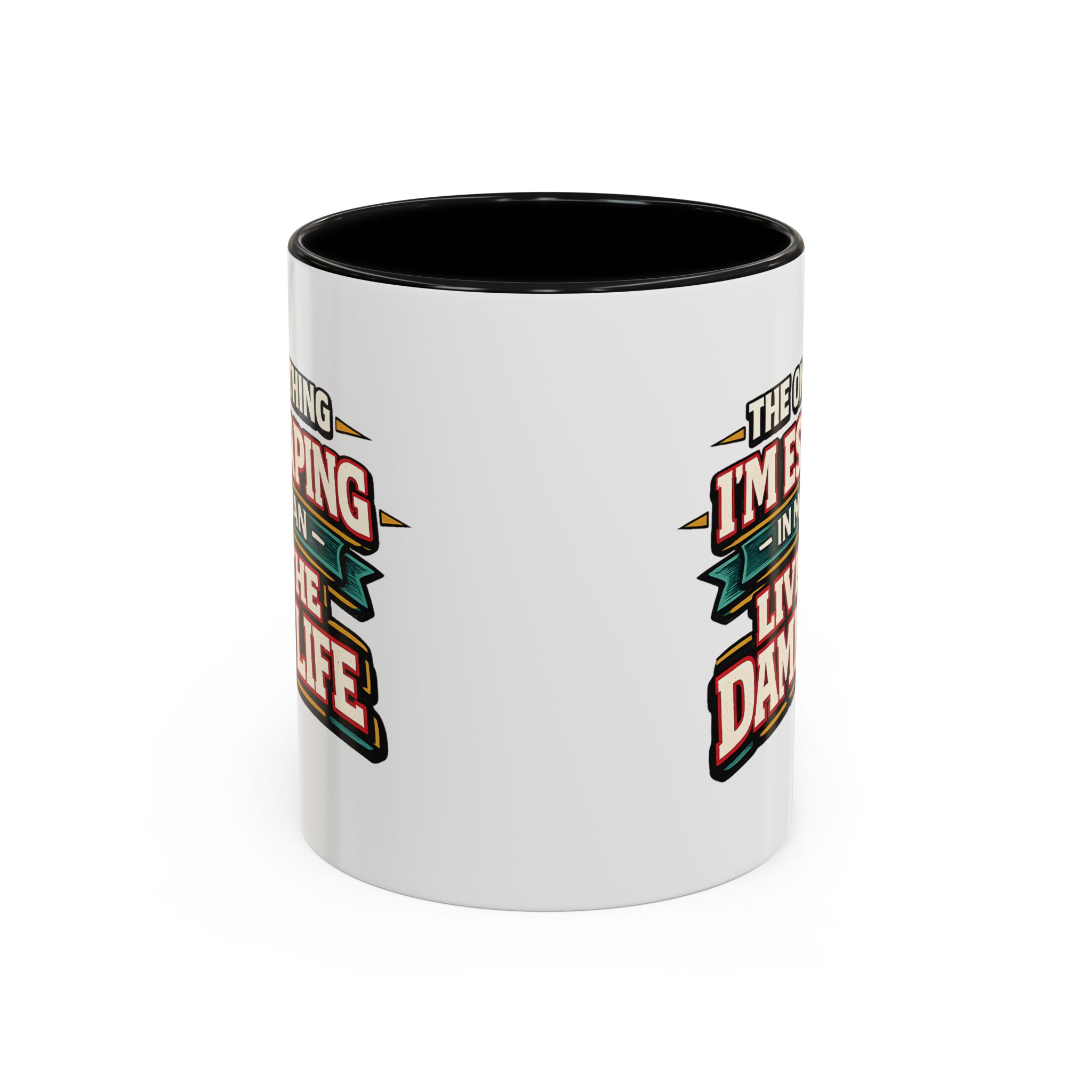 16156391003149257218_2048.jpeg Accent Coffee Mug (11, 15oz) — "The Only Thing I´m Escaping" Design F**K-Line