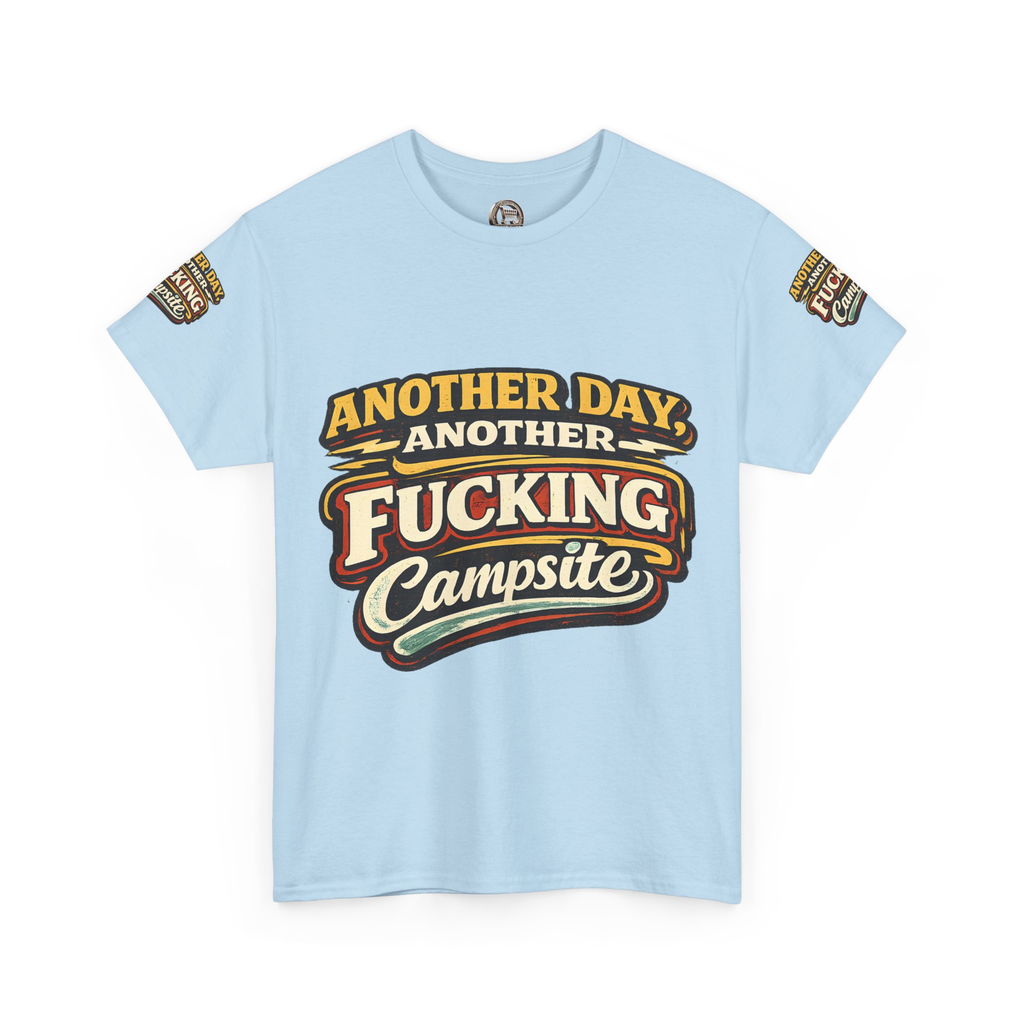 Unisex Heavy Cotton Tee — "Another Day" Design F**K-Line