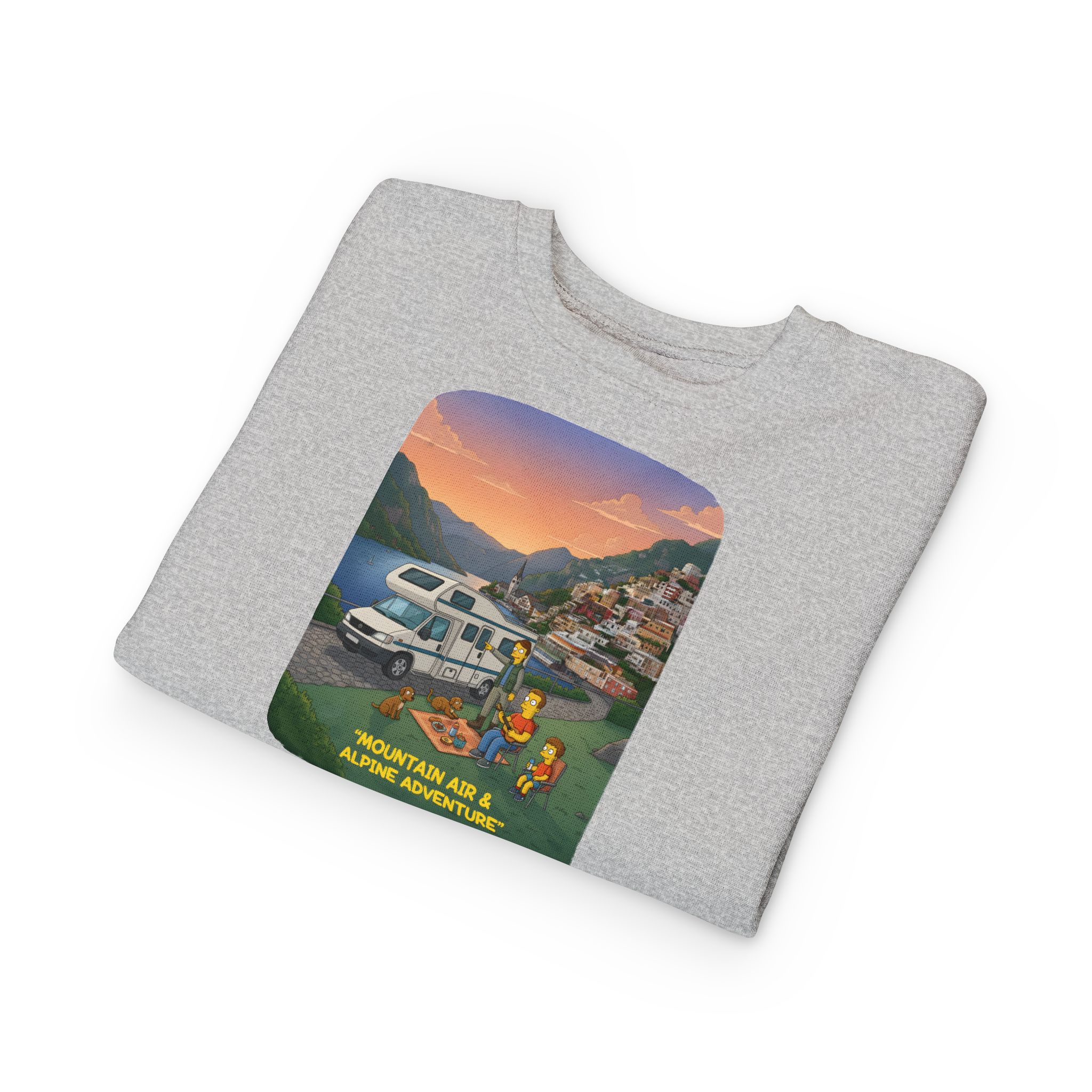 Toddler Sweatshirt - "Mountain Air-Alpine Adventure" (Design Sitcom-Line)