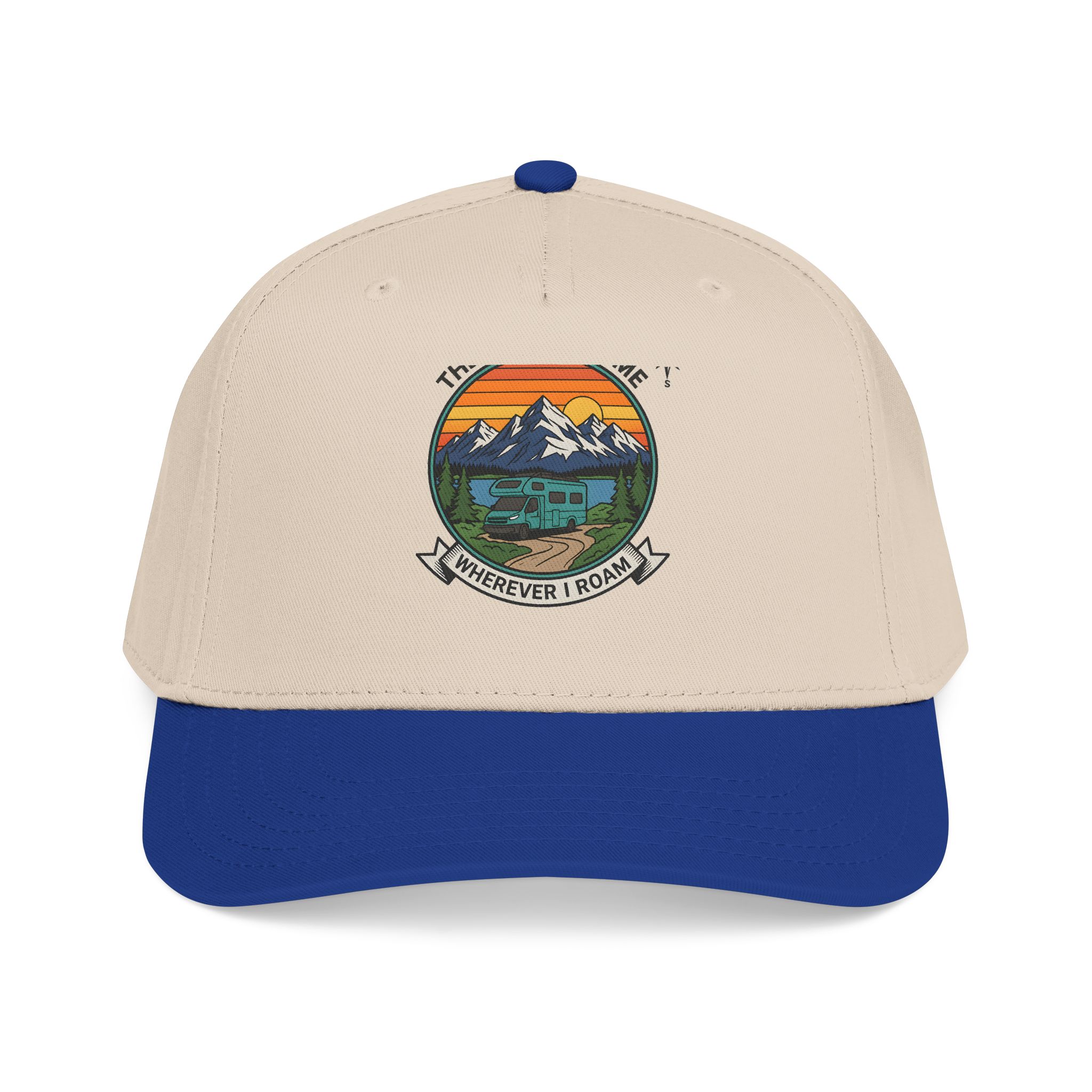 Baseball Cap — "The Road Is Home, Wherever I Roam"