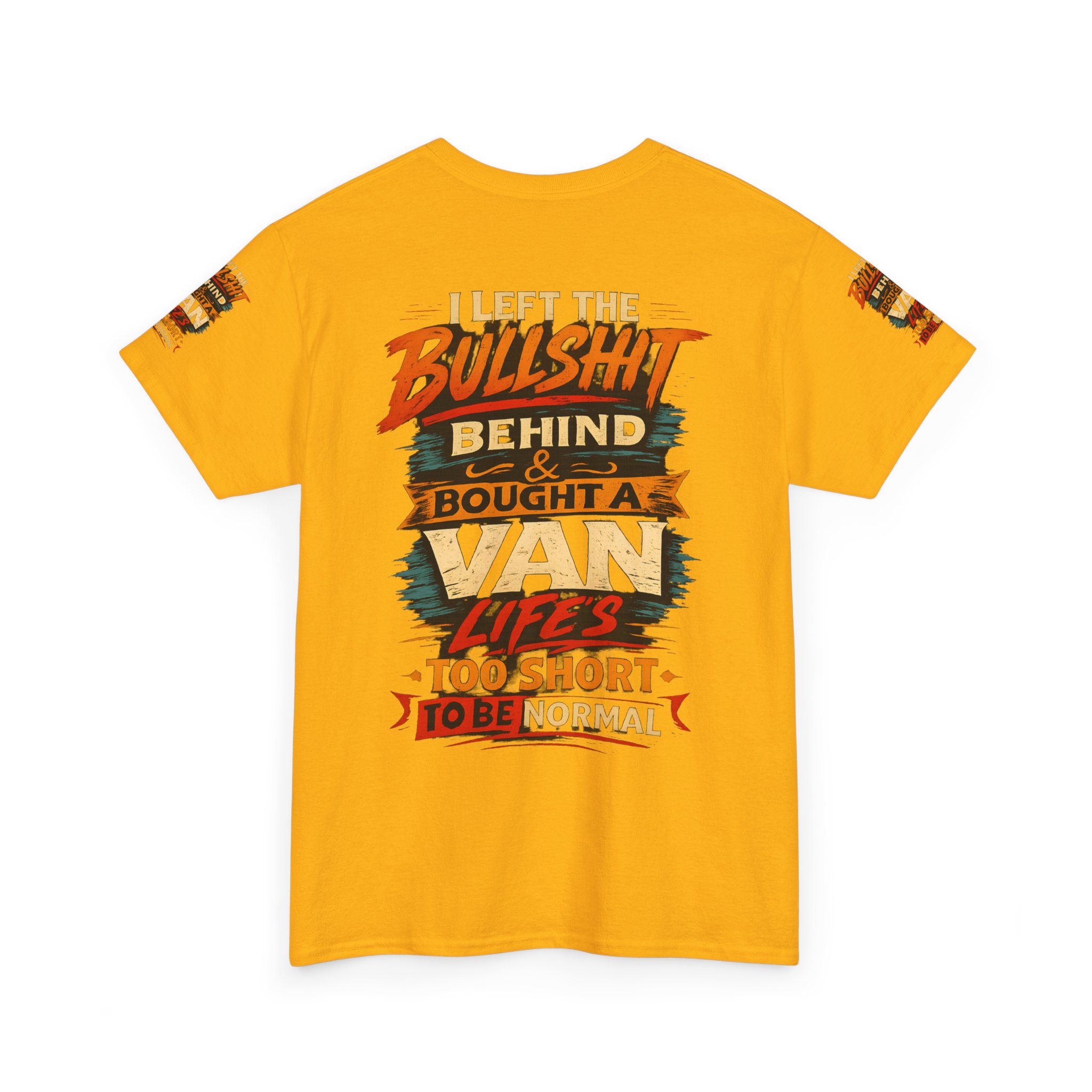 16178687561319703312_2048.jpeg Unisex Heavy Cotton Tee — "I Left The Bullshit" Design F**K-Line