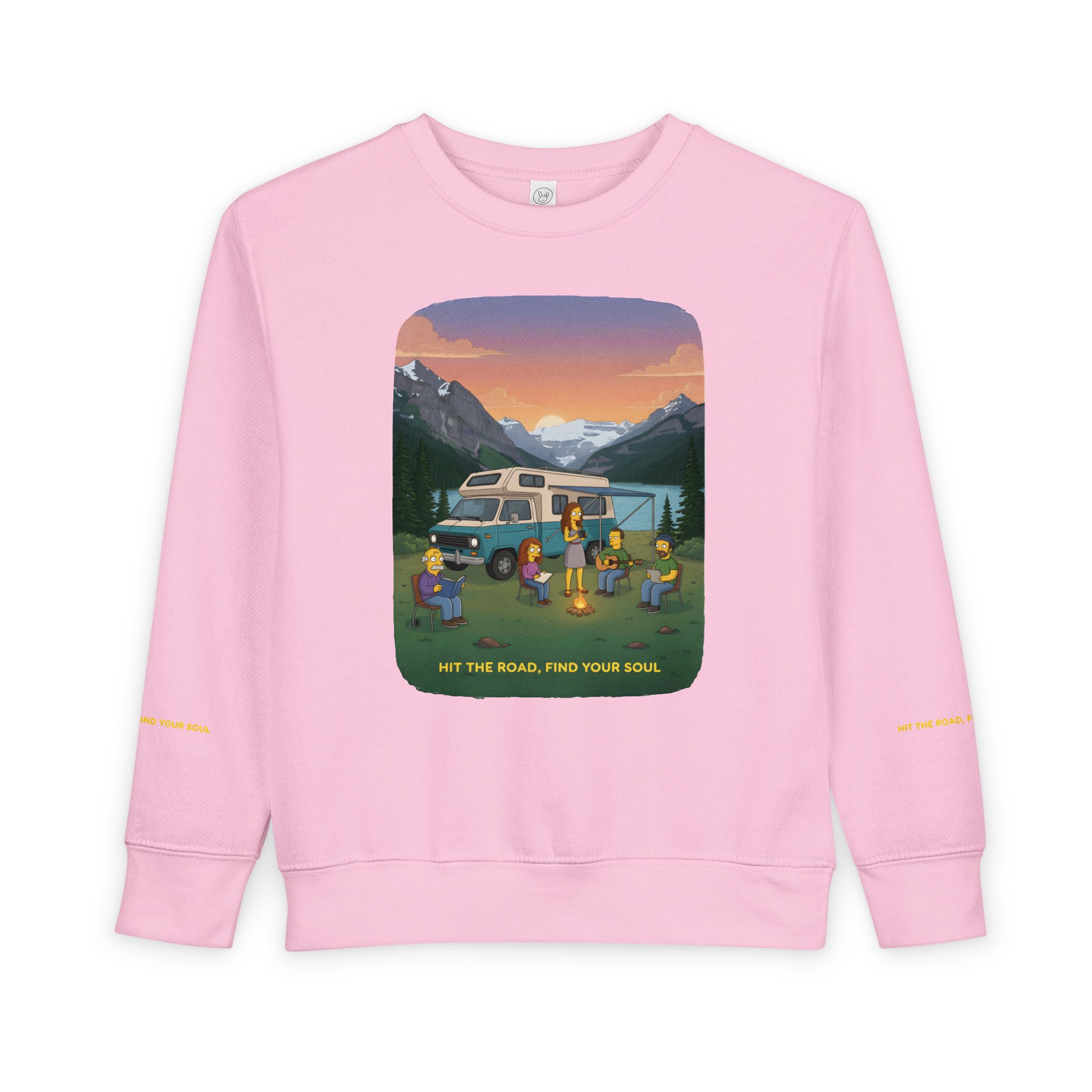 Toddler Sweatshirt - "Hit The Road-Find Your Soul" (Design Sitcom-Line)
