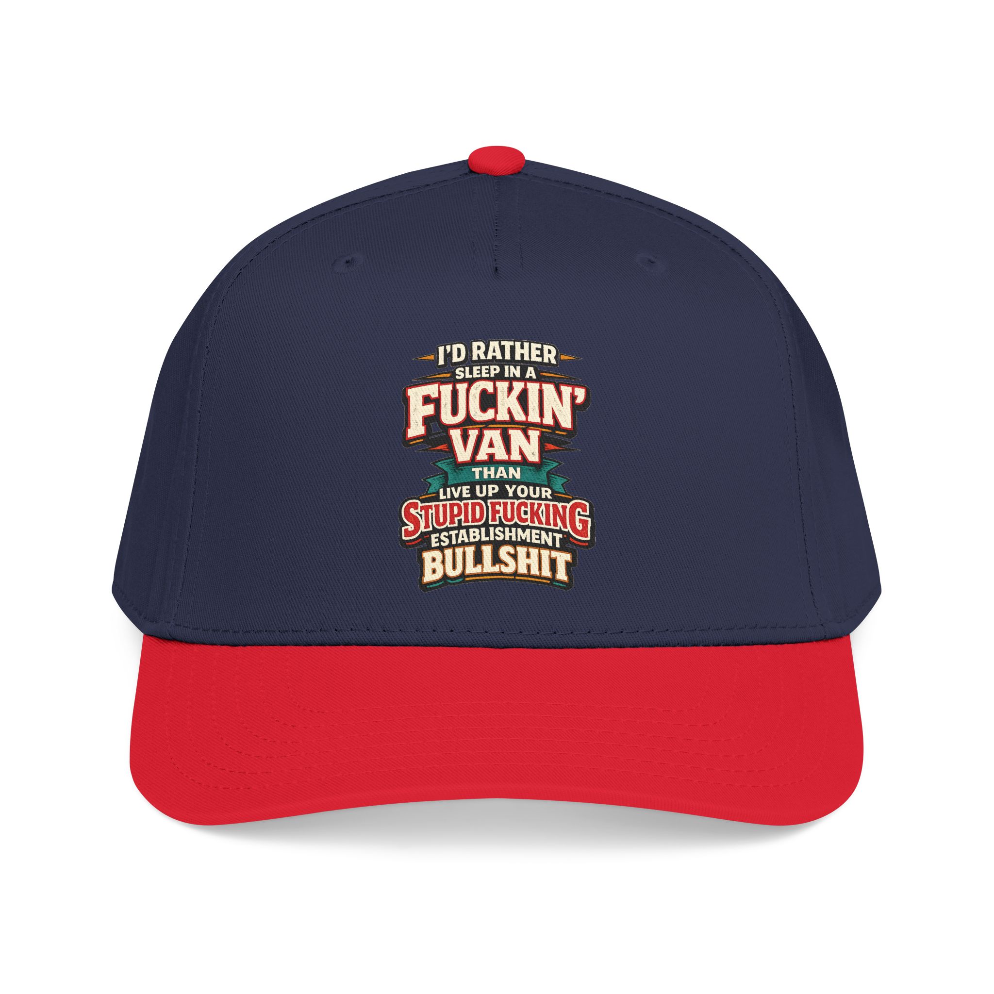 Baseball Cap - "I´d Rather Sleep in A Fucking Van" Design F**K-Line