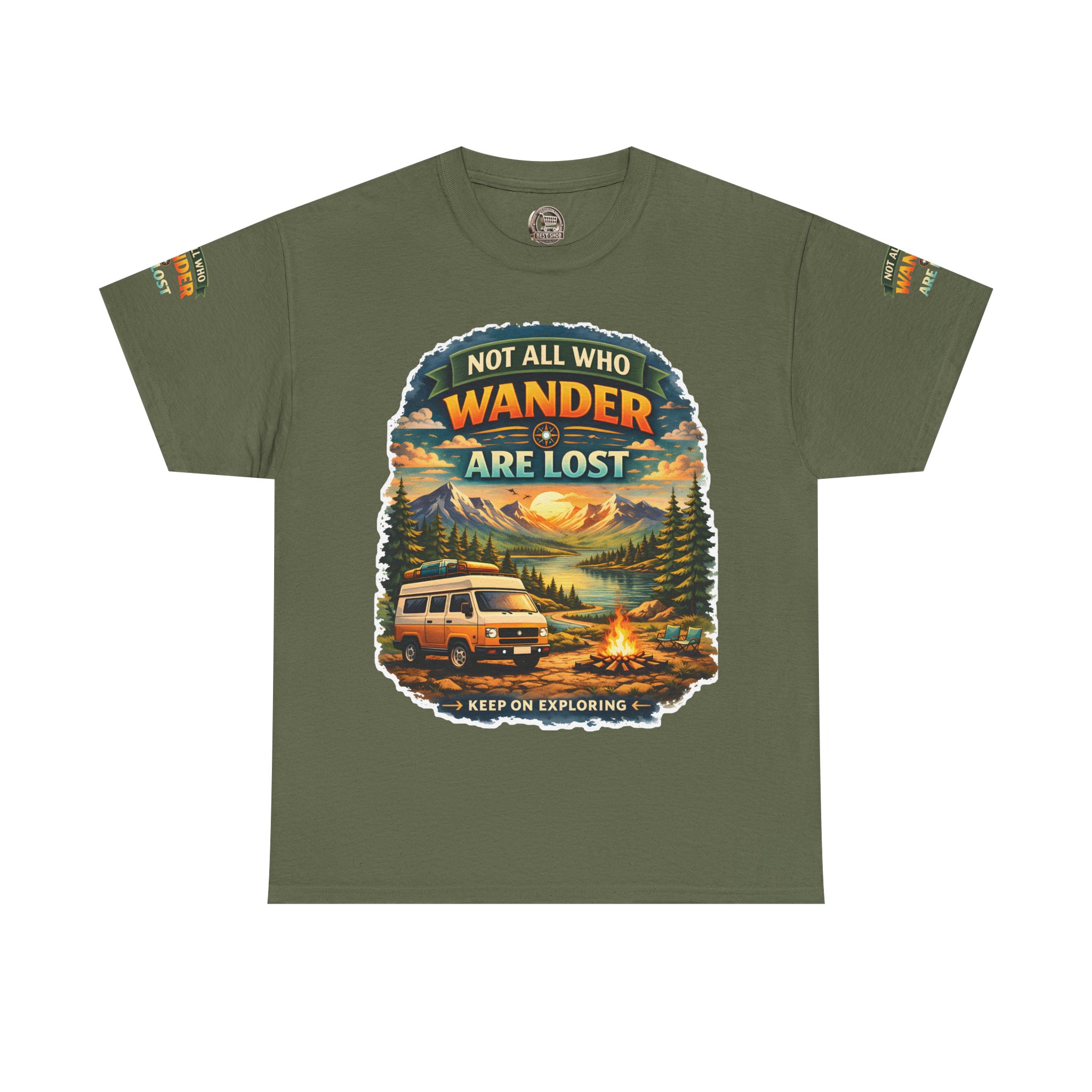 1620738752757255211_2048.jpeg Unisex Heavy Cotton Tee — "Not All Who Wander Are Lost" Design Scenic-Line