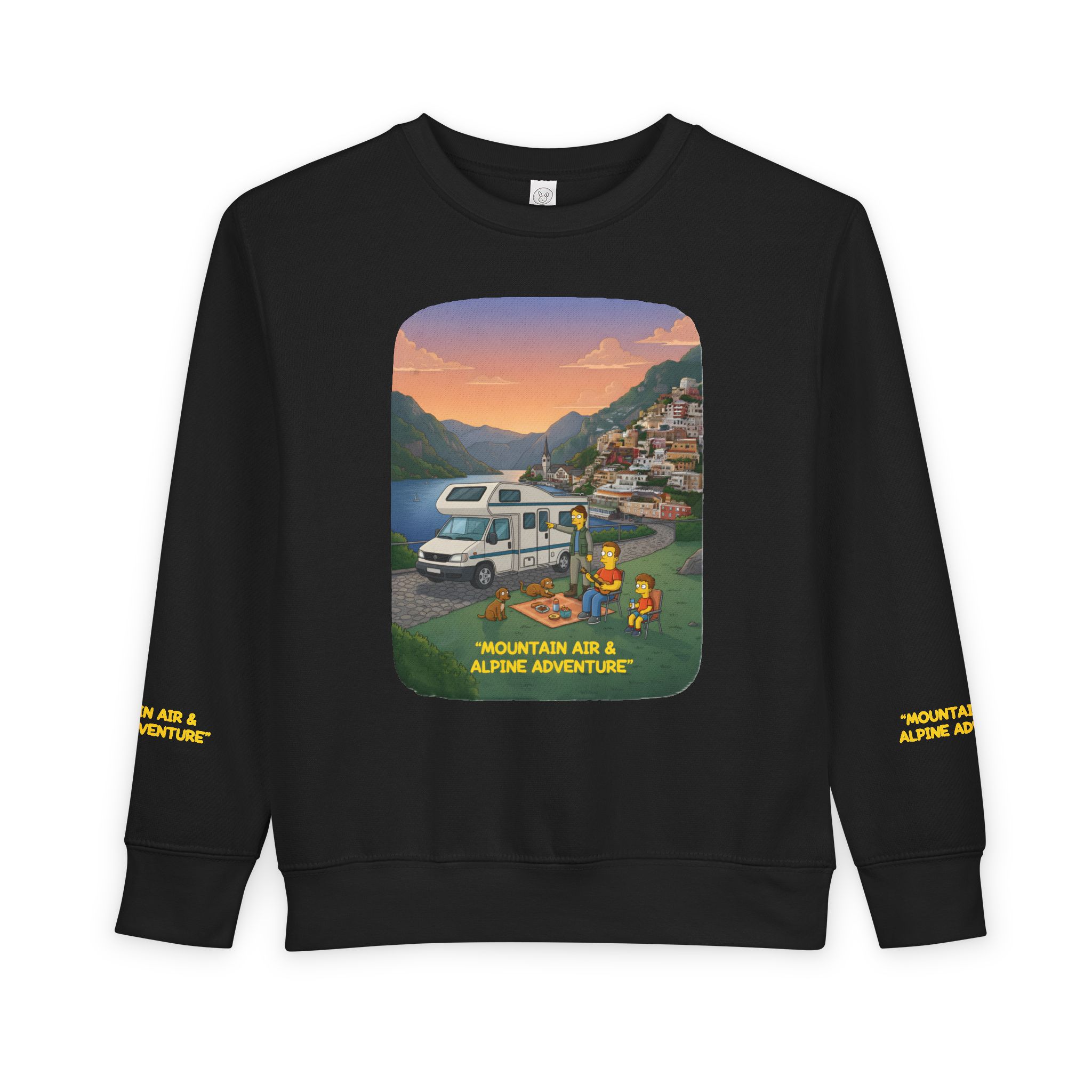 Toddler Sweatshirt - "Mountain Air-Alpine Adventure" (Design Sitcom-Line)