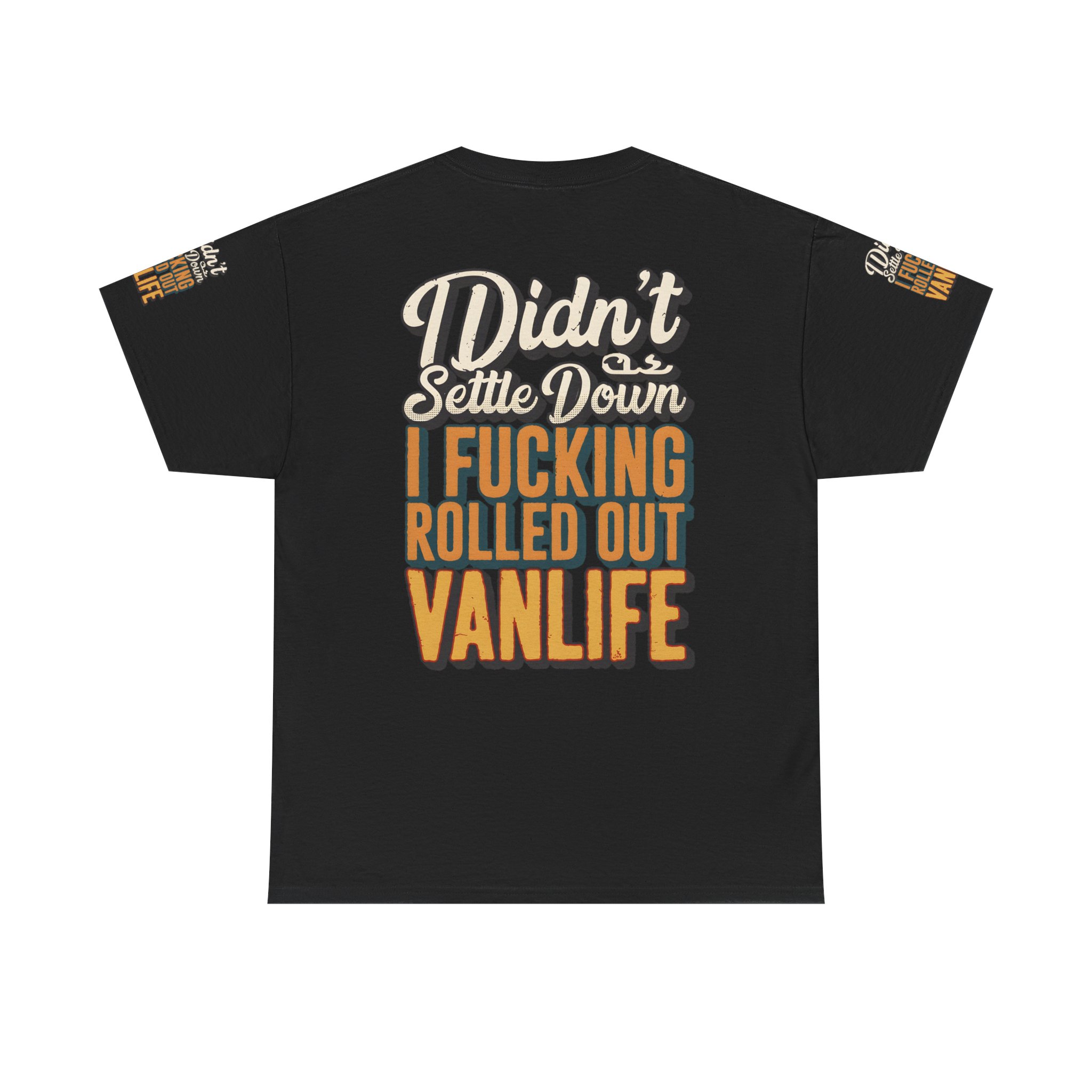16219294639218228385_2048.jpeg Unisex Heavy Cotton Tee — "Dind´t Settle Down" Design F**K-Line