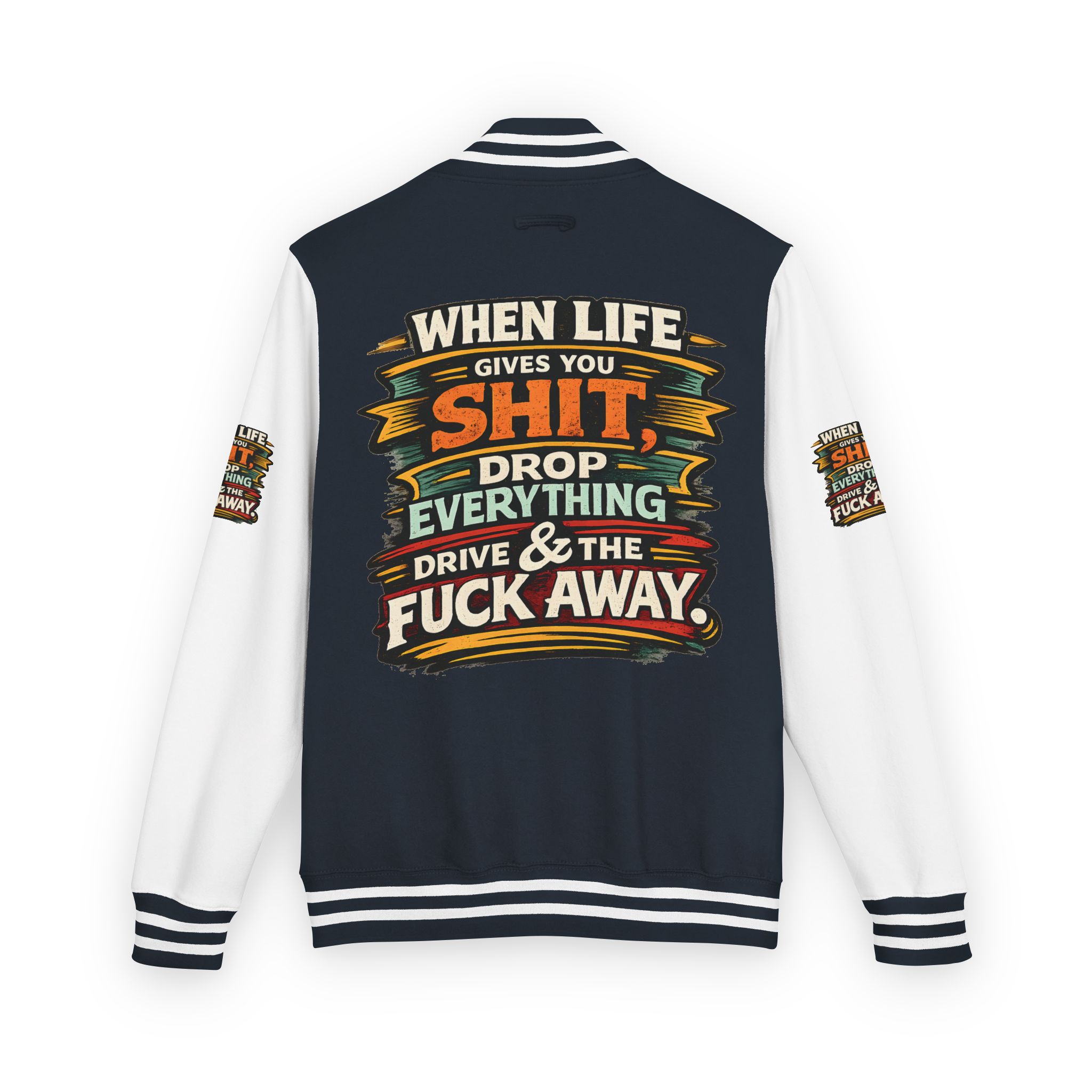 16225198076149610669_2048-1.jpeg Unisex Heavyweight Letterman Jacket — "When Live Gives You Shit" Design F**K-Line
