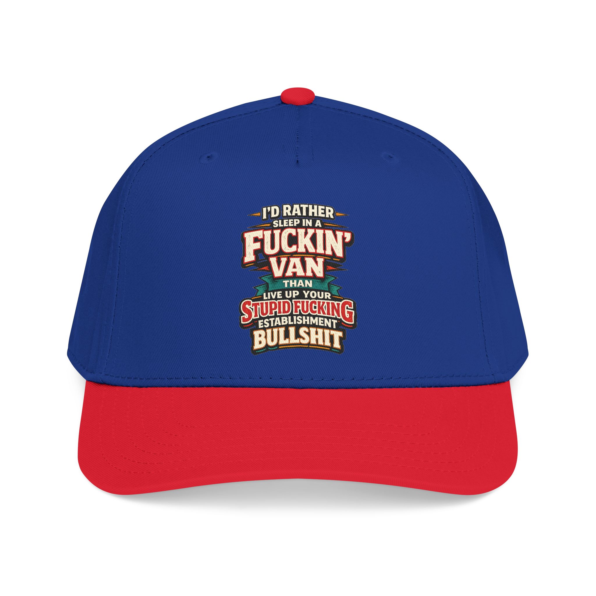 Baseball Cap - "I´d Rather Sleep in A Fucking Van" Design F**K-Line