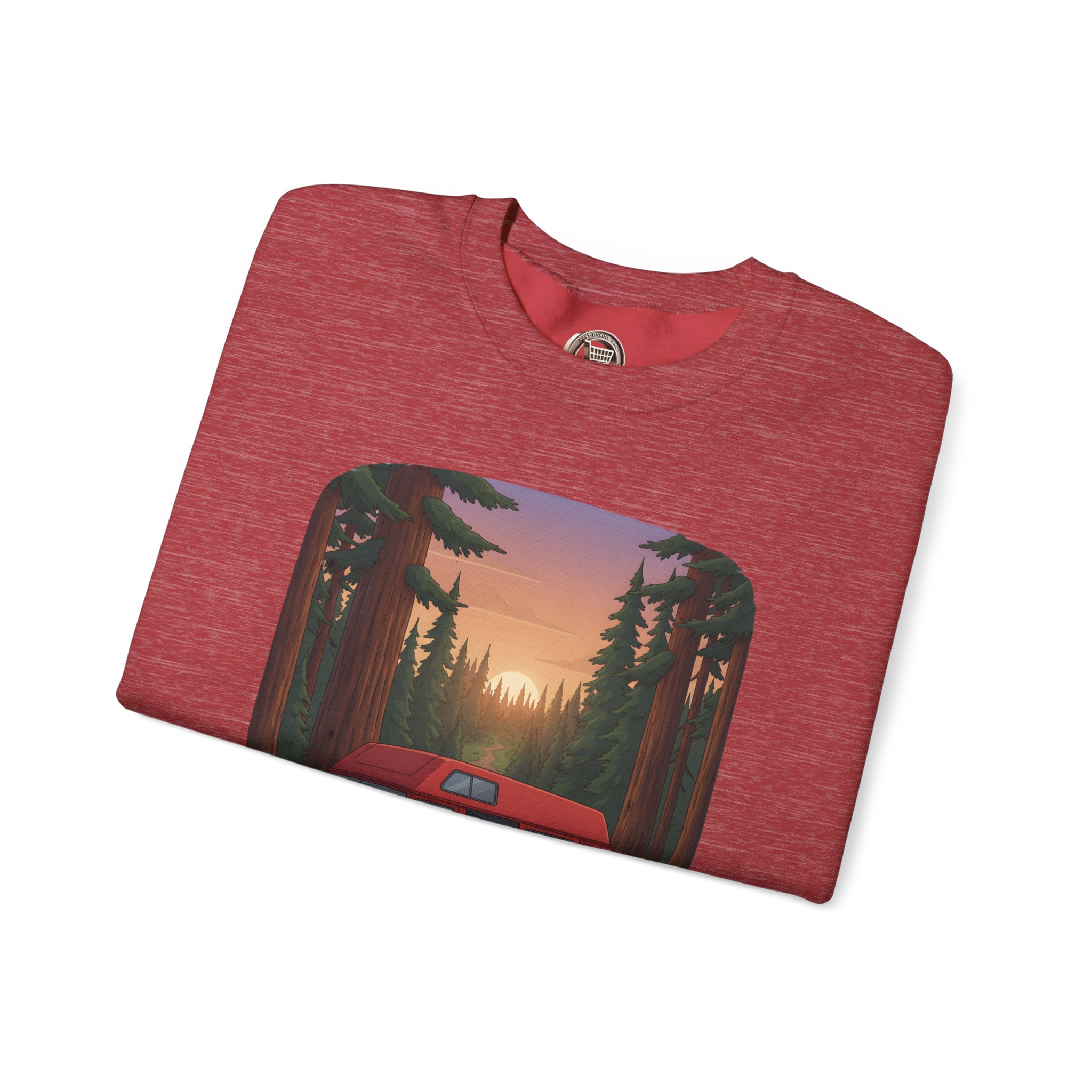 1622963508585191493_2048.jpeg Unisex Heavy Blend™ Crewneck Sweatshirt — "Forest Air Free Spirit Full Tank" Design Sitcom-Line