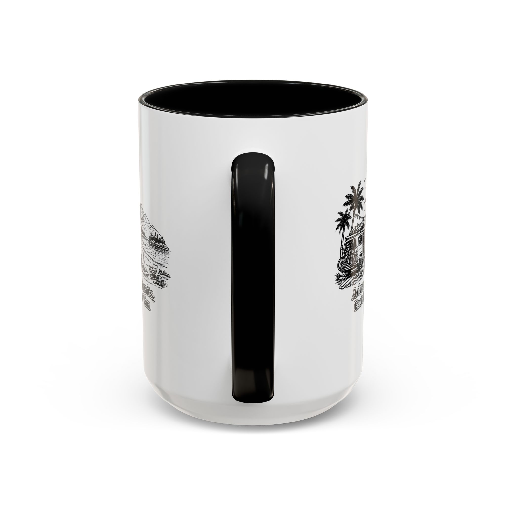 16243102830194939130_2048.jpeg Accent Coffee Mug (11, 15oz) — "Adventure Awaits,Pack Up The Van" Design Minimal-Line
